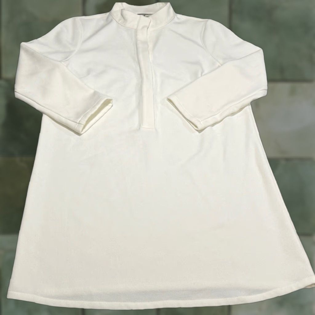 Vintage Tuckernuck White Avery Shirt Dress Mini Button Front Collared Sz M Shirt Dress Womens Size M / US 6-8 / IT 42-44 - 1 Thumbnail