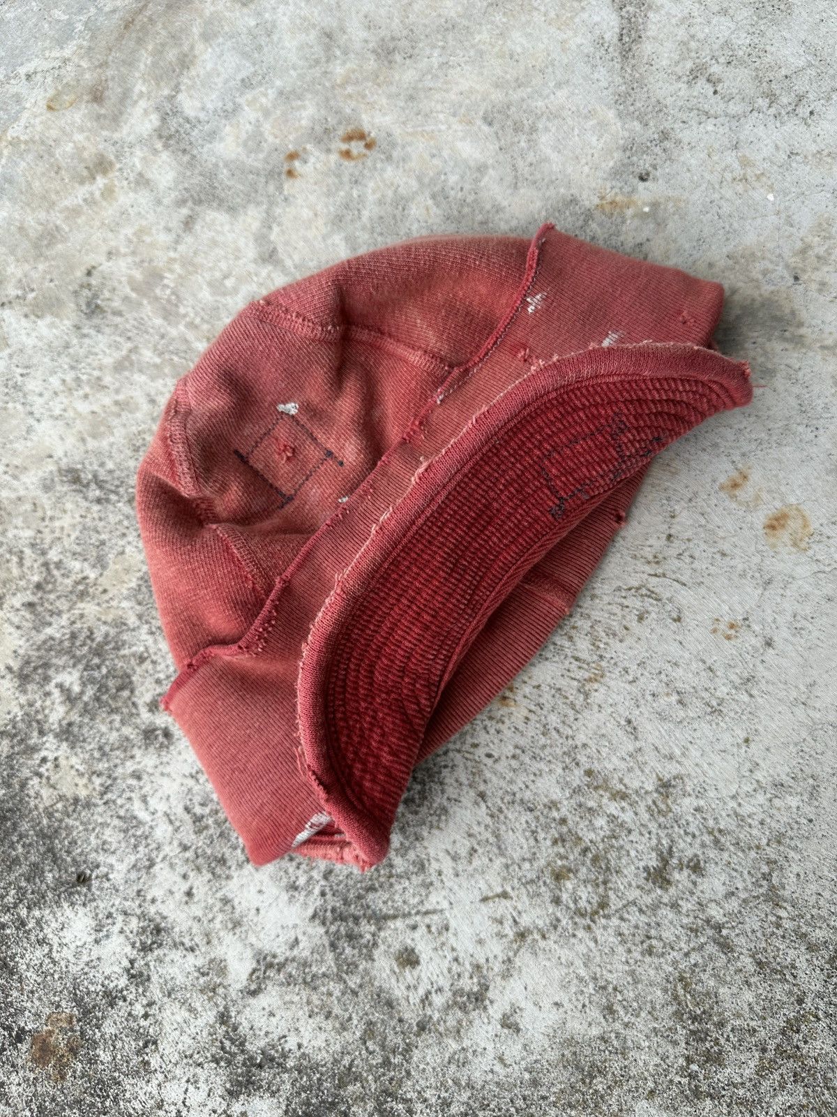 Kapital Conductor Soft Brim Beanie Visor Distressed weathered hat Size ONE SIZE - 12 Thumbnail