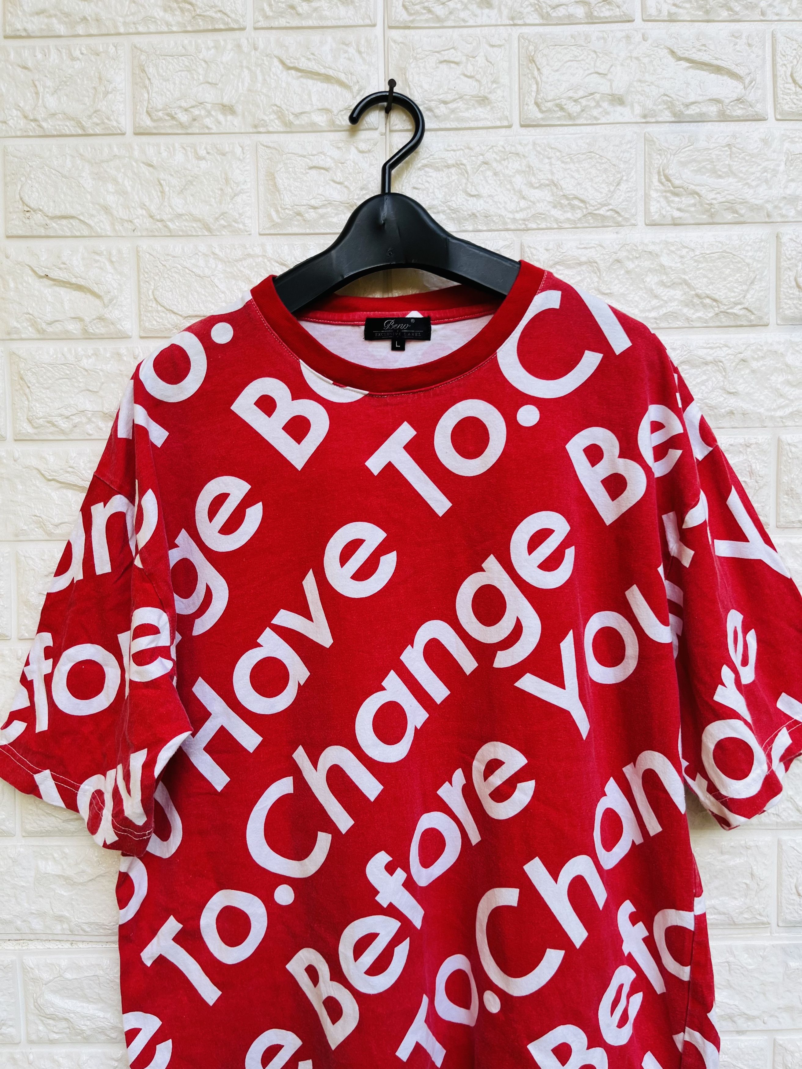 Japanese Brand × Vintage Vintage Beno Japanese Designer Fashion Style Shirt Size US L / EU 52-54 / 3 - 3 Thumbnail