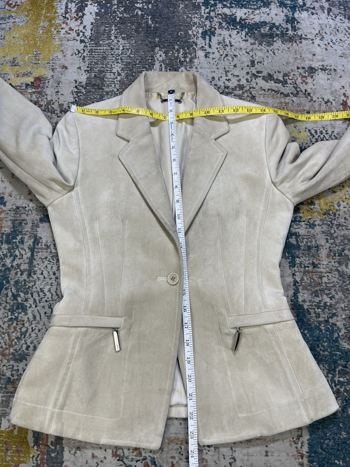 Yohji Yamamoto Yohji Yamamoto Ined Velour Greige Jacket Size S / US 4 / IT 40 - 8 Thumbnail