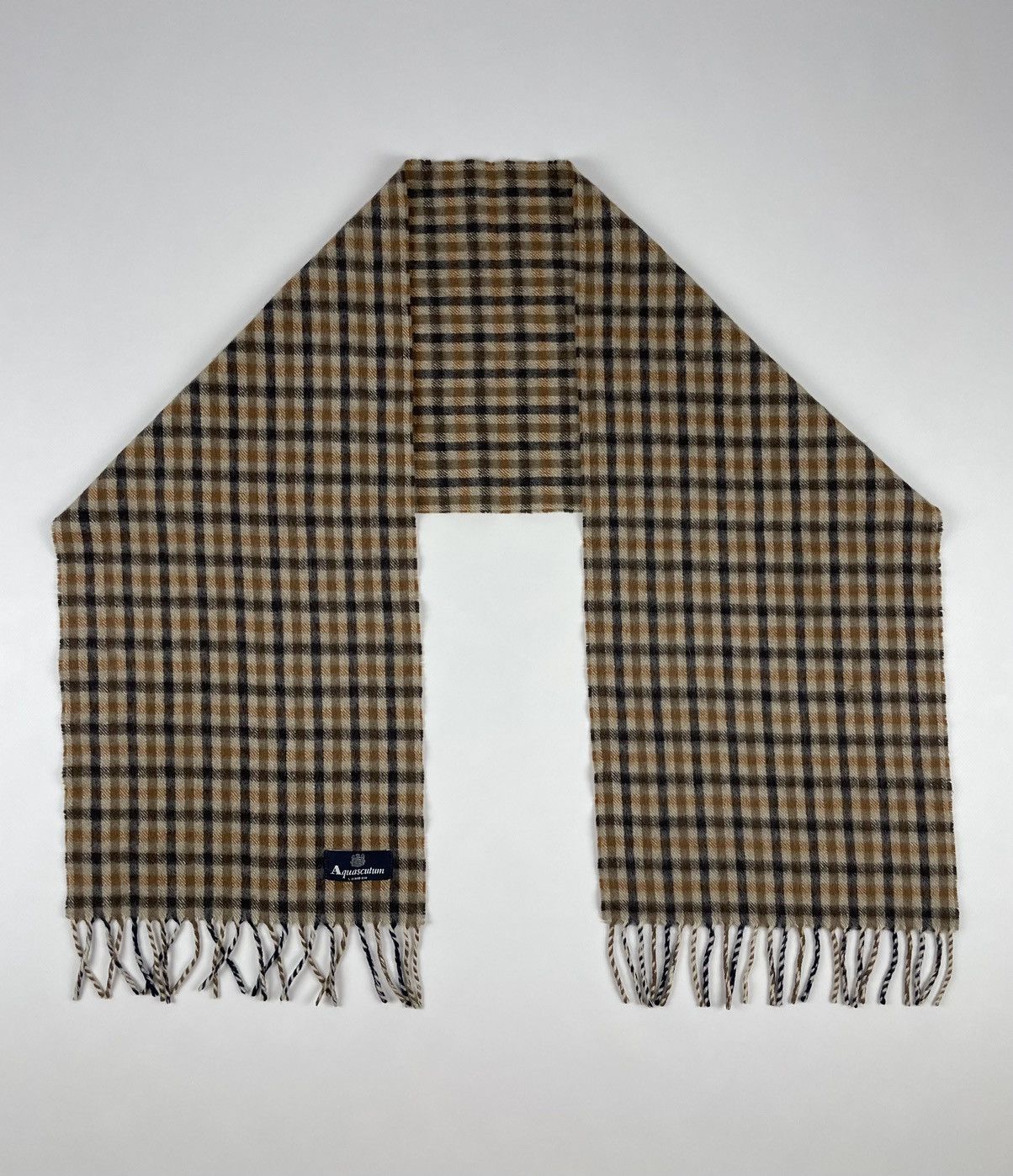 Aquascutum Aquascutum Vintage Cashmere Scarf Size ONE SIZE - 4 Thumbnail