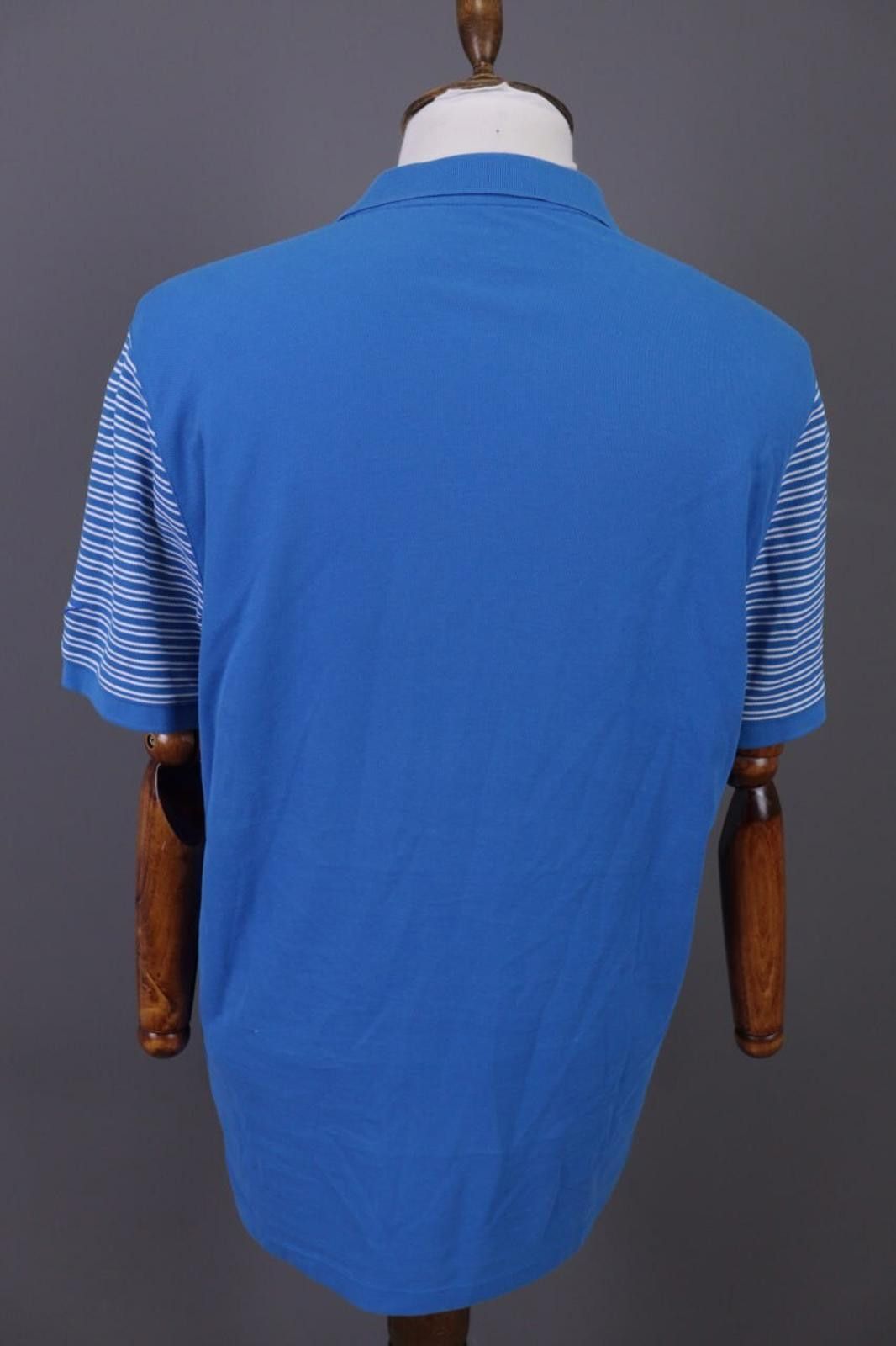 Nike Nike Golf Dri Fit Blue Striped Tennis Polo Shirt Size L Size US L / EU 52-54 / 3 - 9 Thumbnail