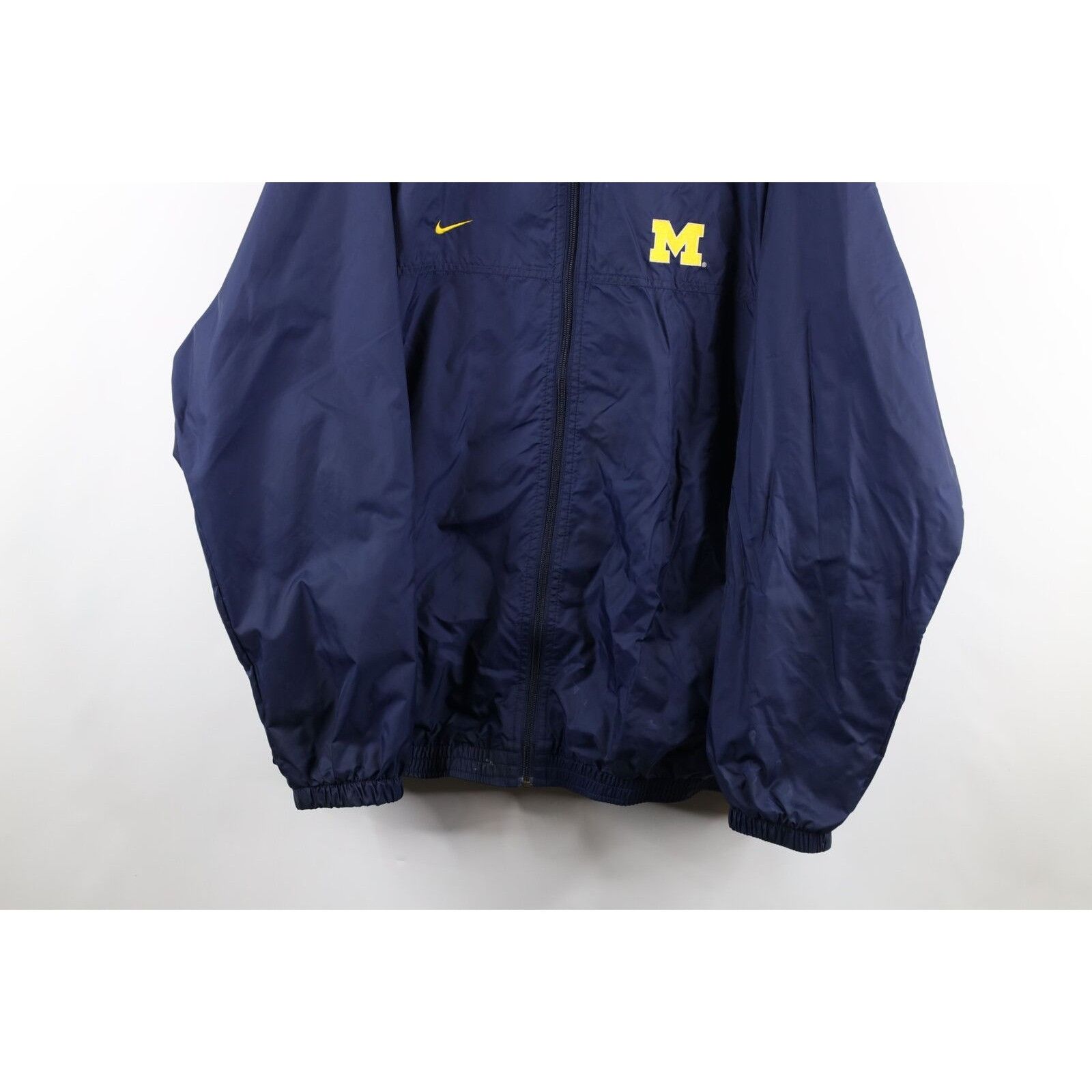 Nike × Vintage Vintage Nike Travis Scott Swoosh University Michigan Jacket Size US XL / EU 56 / 4 - 3 Thumbnail