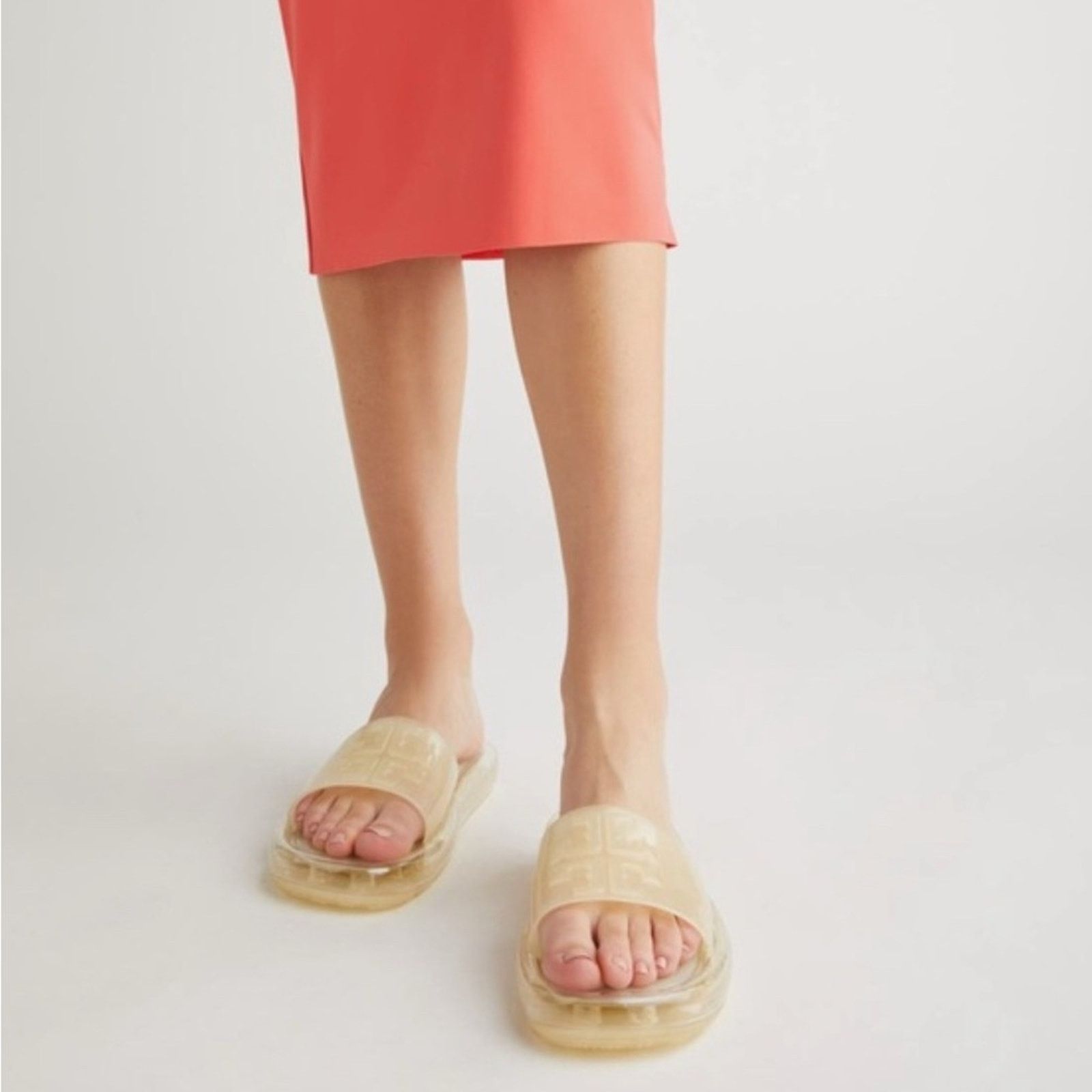 Tory Burch TORY BURCH clear vacationwear luxury bubble slides 7B Size US 7 / IT 37 - 1 Thumbnail