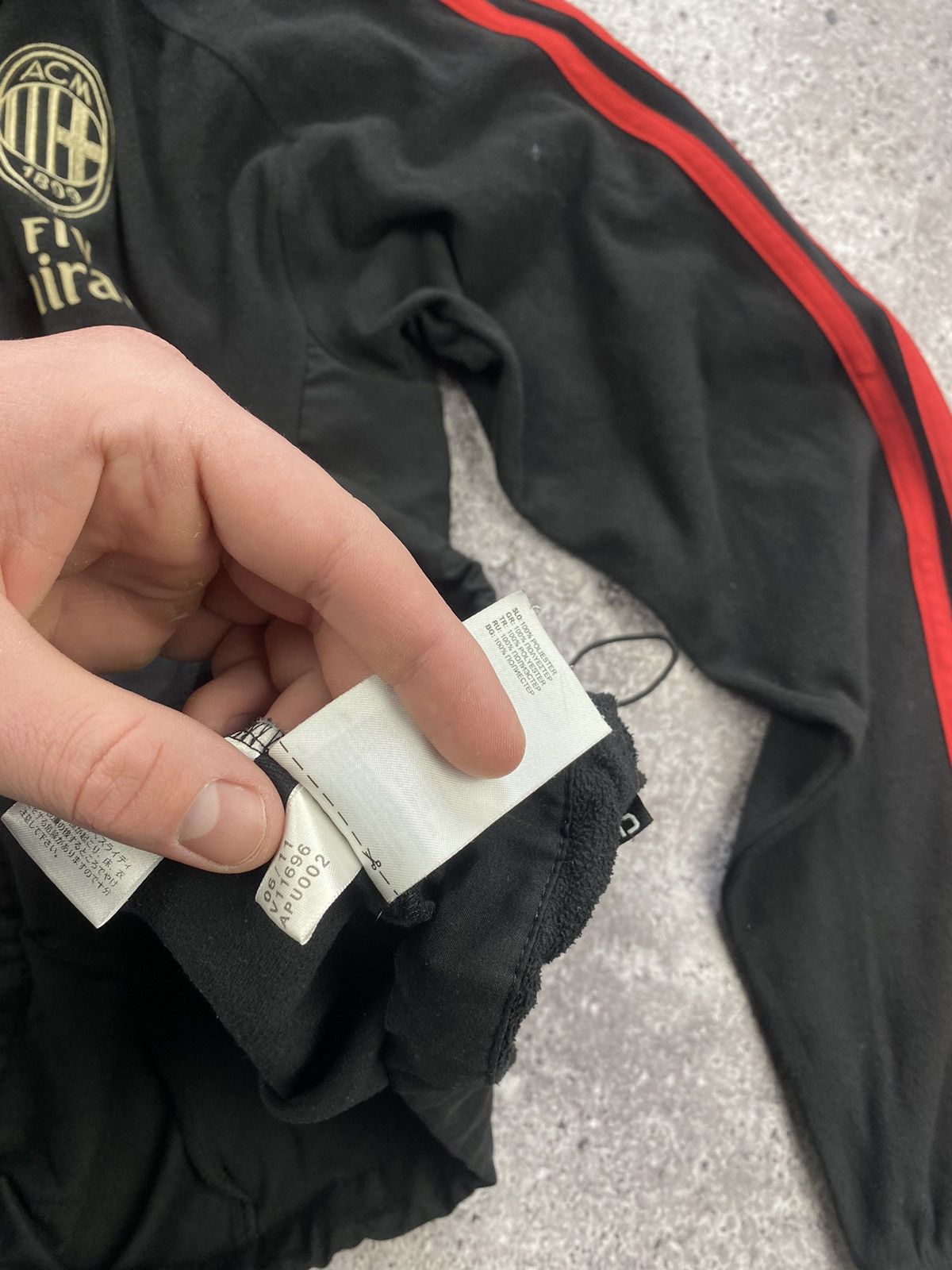 Adidas 💥 Vintage Adidas Ac Milan Halfzip Fleece Jacket Size US M / EU 48-50 / 2 - 9 Thumbnail
