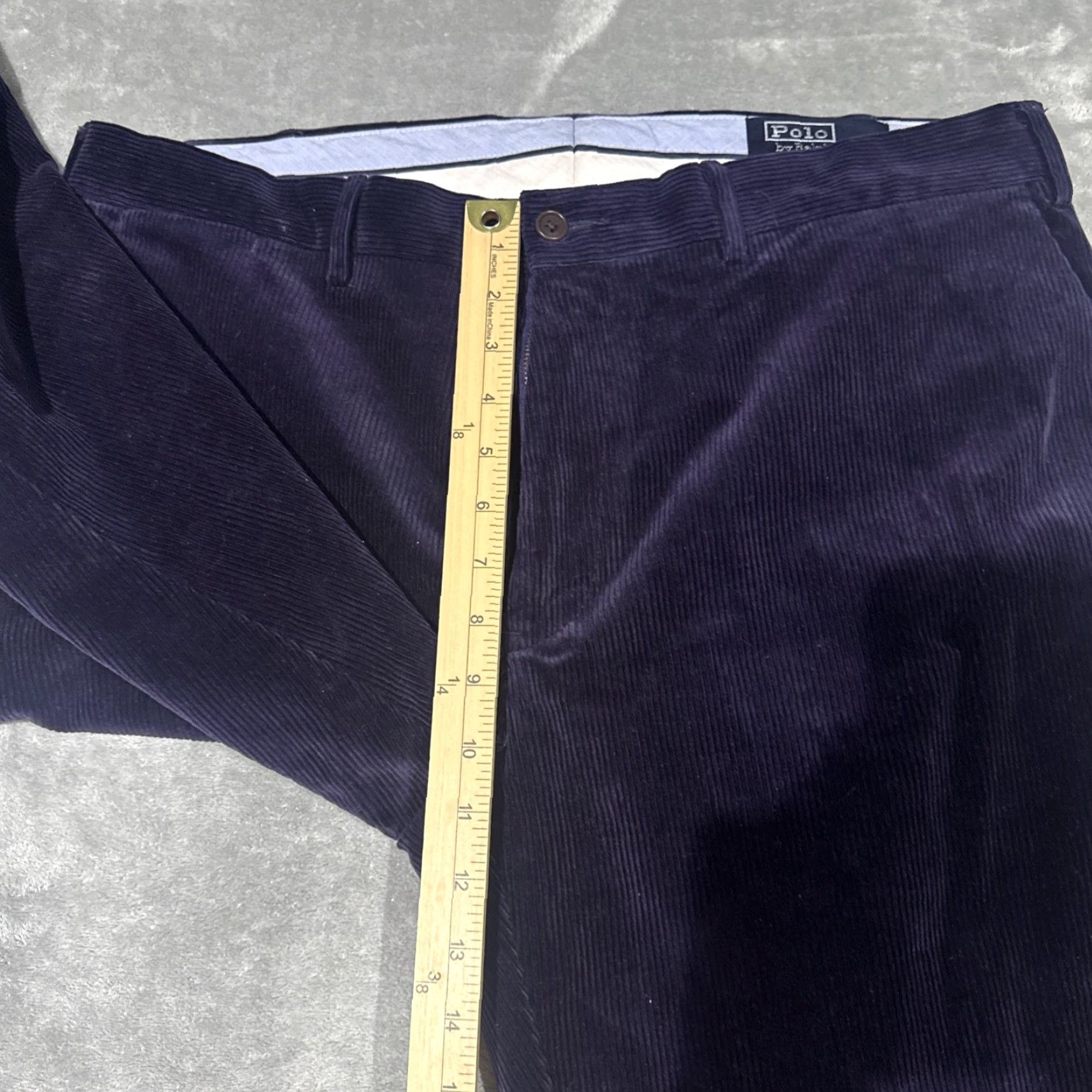 Polo Ralph Lauren VINTAGE Polo Ralph Lauren Pants Mens 38x29 Purple Corduroy Pleated Baggy Chino Size US M / EU 48-50 / 2 - 7 Thumbnail