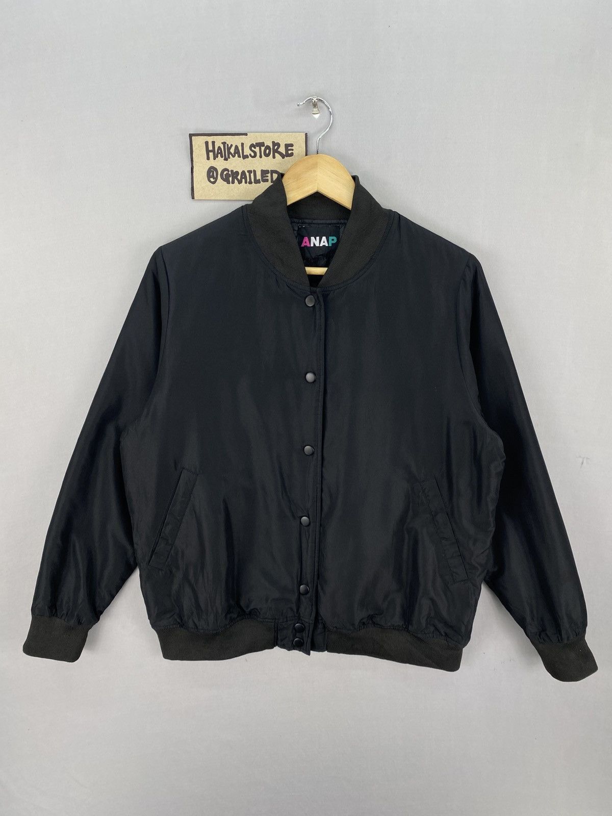 Japanese Brand Vintage Y2k Anap Big Logo Bomber Jacket Size US M / EU 48-50 / 2 - 4 Thumbnail