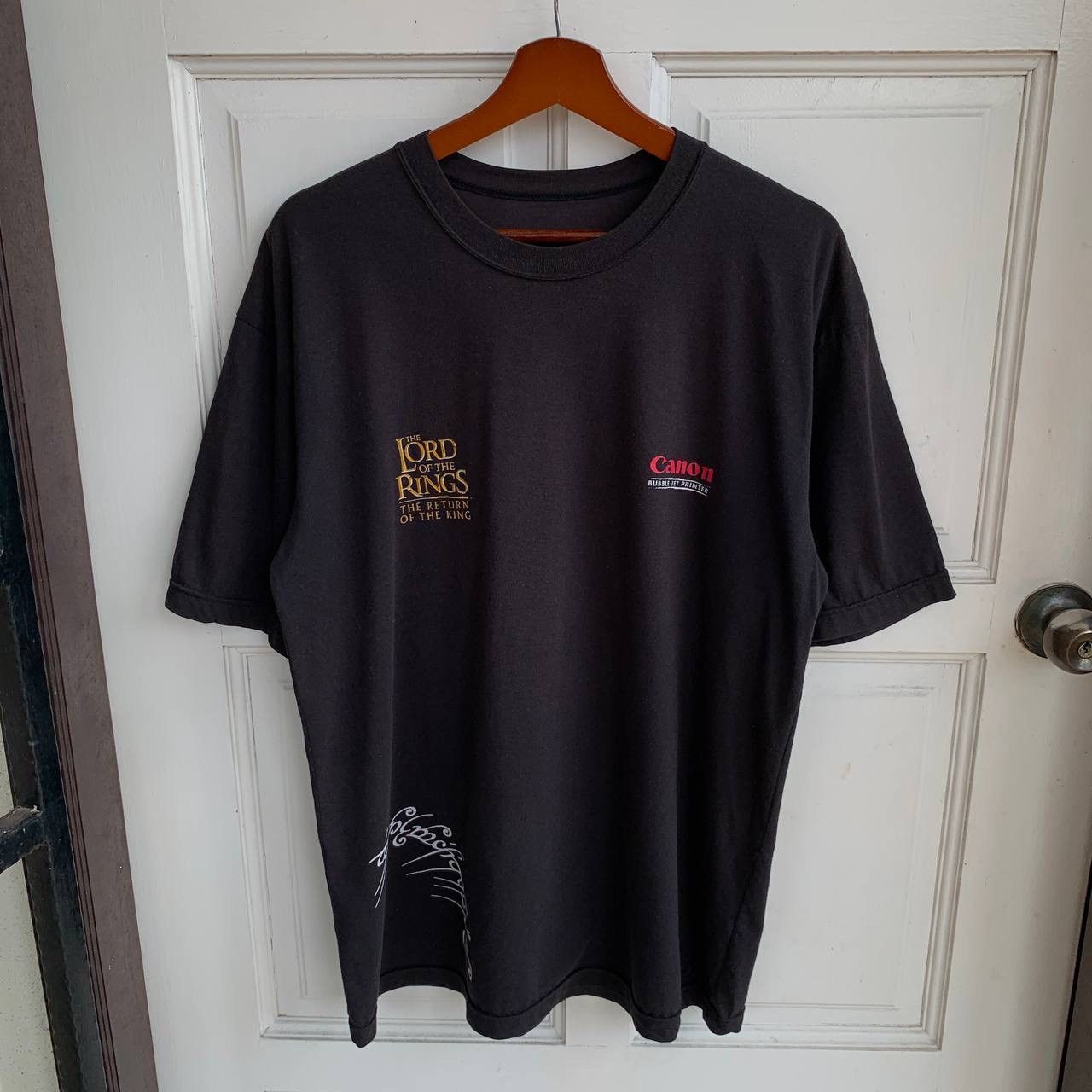 Vintage RARE Vintage The Lord Of The Rings T Shirt Movie The Hobbit Size US L / EU 52-54 / 3 - 2 Thumbnail