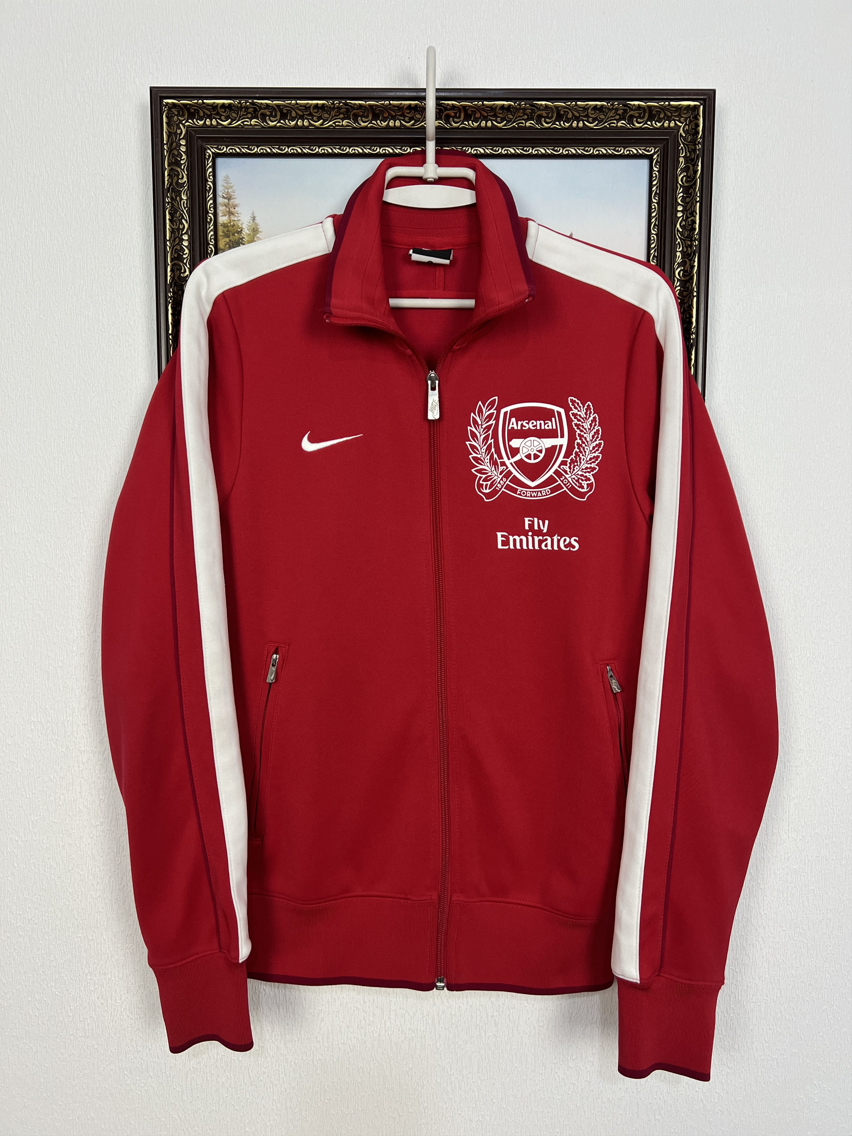 Nike Arsenal Football Jacket Soccer Track Top Rare Gunners Hype Size US S / EU 44-46 / 1 - 1 Thumbnail