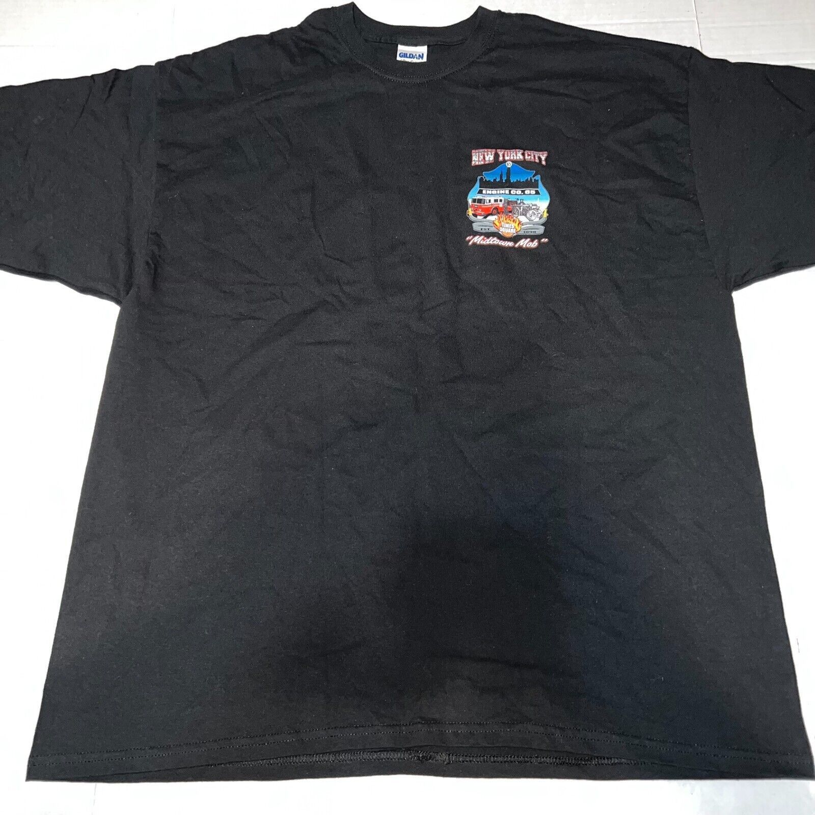 Gildan ASi Fire Rescue NYC Engine 65 Times Square Midtown Mob 2XL Size US XXL / EU 58 / 5 - 3 Thumbnail