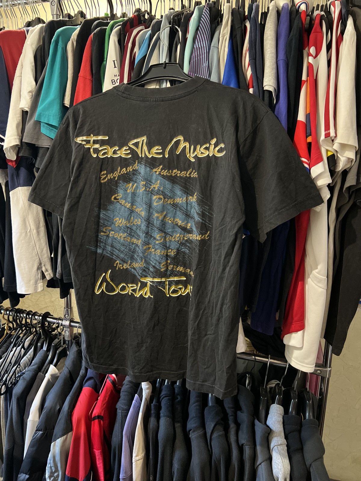 Band Tees 1995 VINTAGE TORVILL & DEAN ICESKATING FACE THE MUSIC WORLD Size US L / EU 52-54 / 3 - 6 Thumbnail