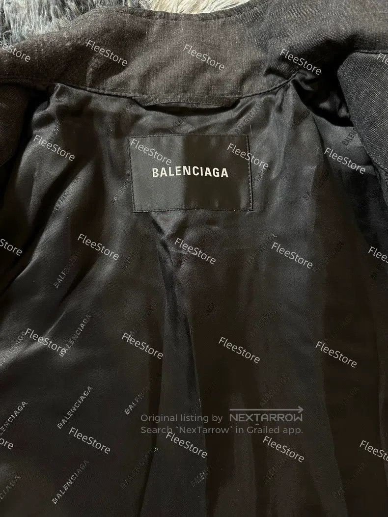 Balenciaga Balenciaga Shoulder Pad Zip Blazer Size XS / US 0-2 / IT 36-38 - 7 Thumbnail