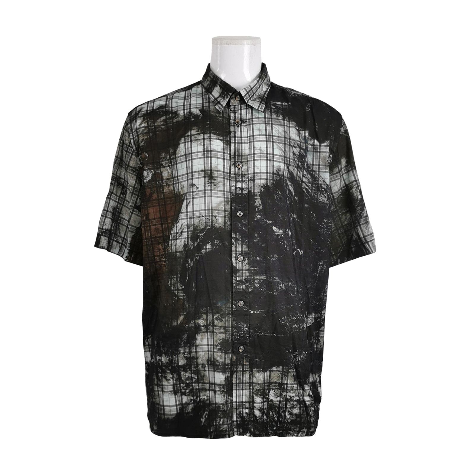 Diesel Diesel Checked Short Sleeve Shirt Size L Size US L / EU 52-54 / 3 - 1 Thumbnail