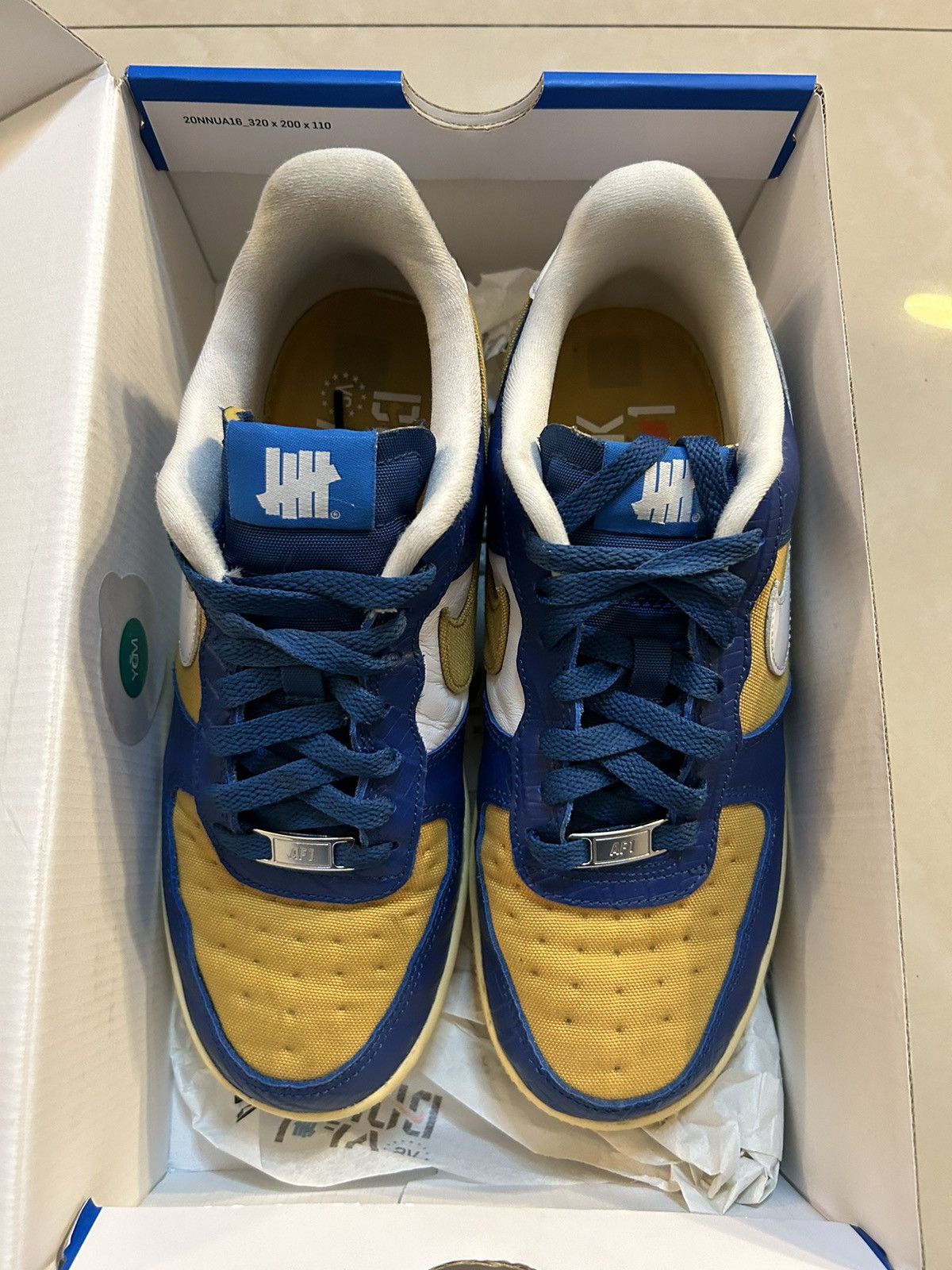 Nike × Undefeated Nike x undefeated Air Force 1 Size US 6.5 / EU 39-40 - 4 Thumbnail