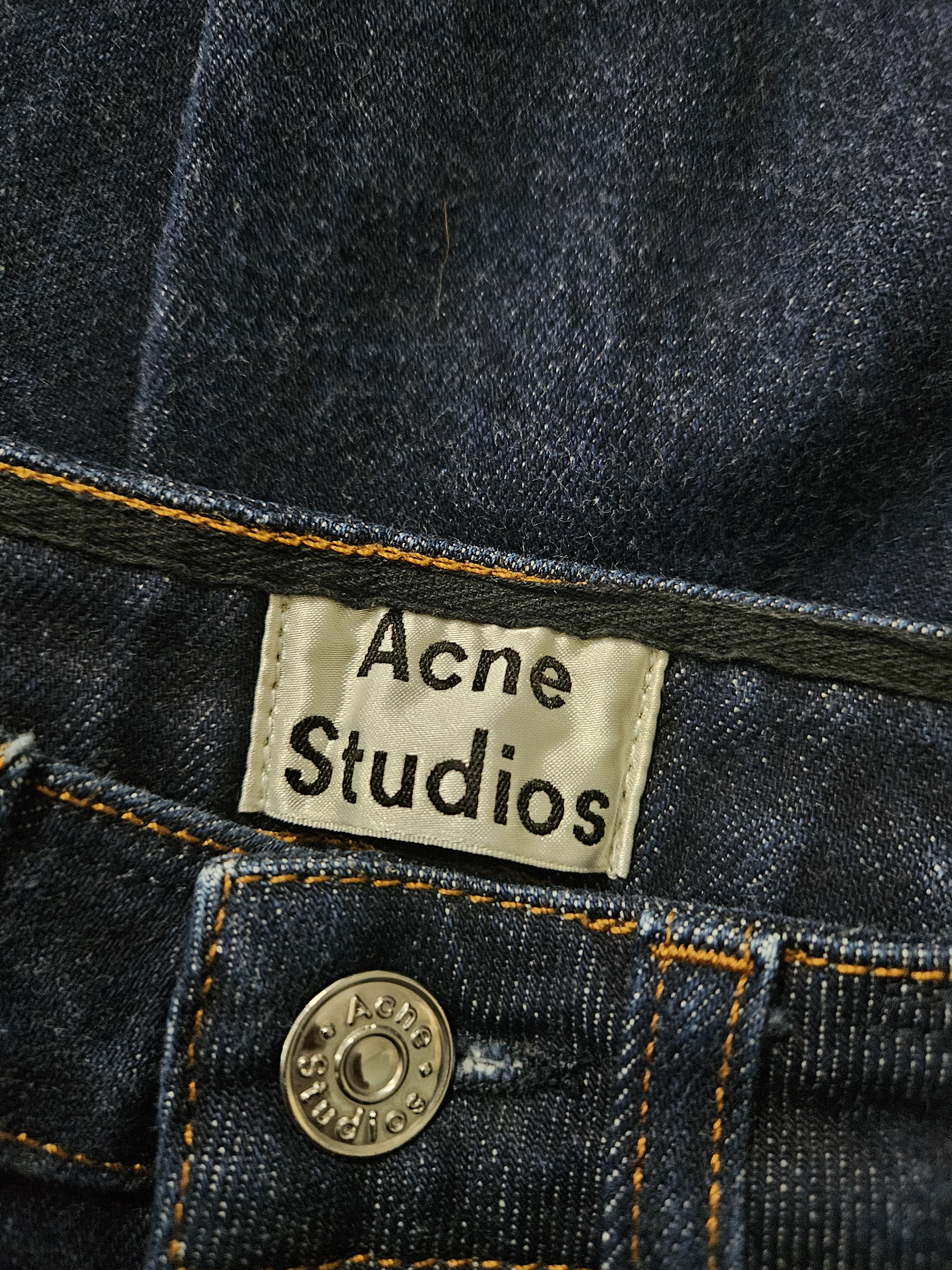 Acne Studios Patti One Blue Skinny Denim Jeans Size 26" / US 2 / IT 38 - 7 Thumbnail