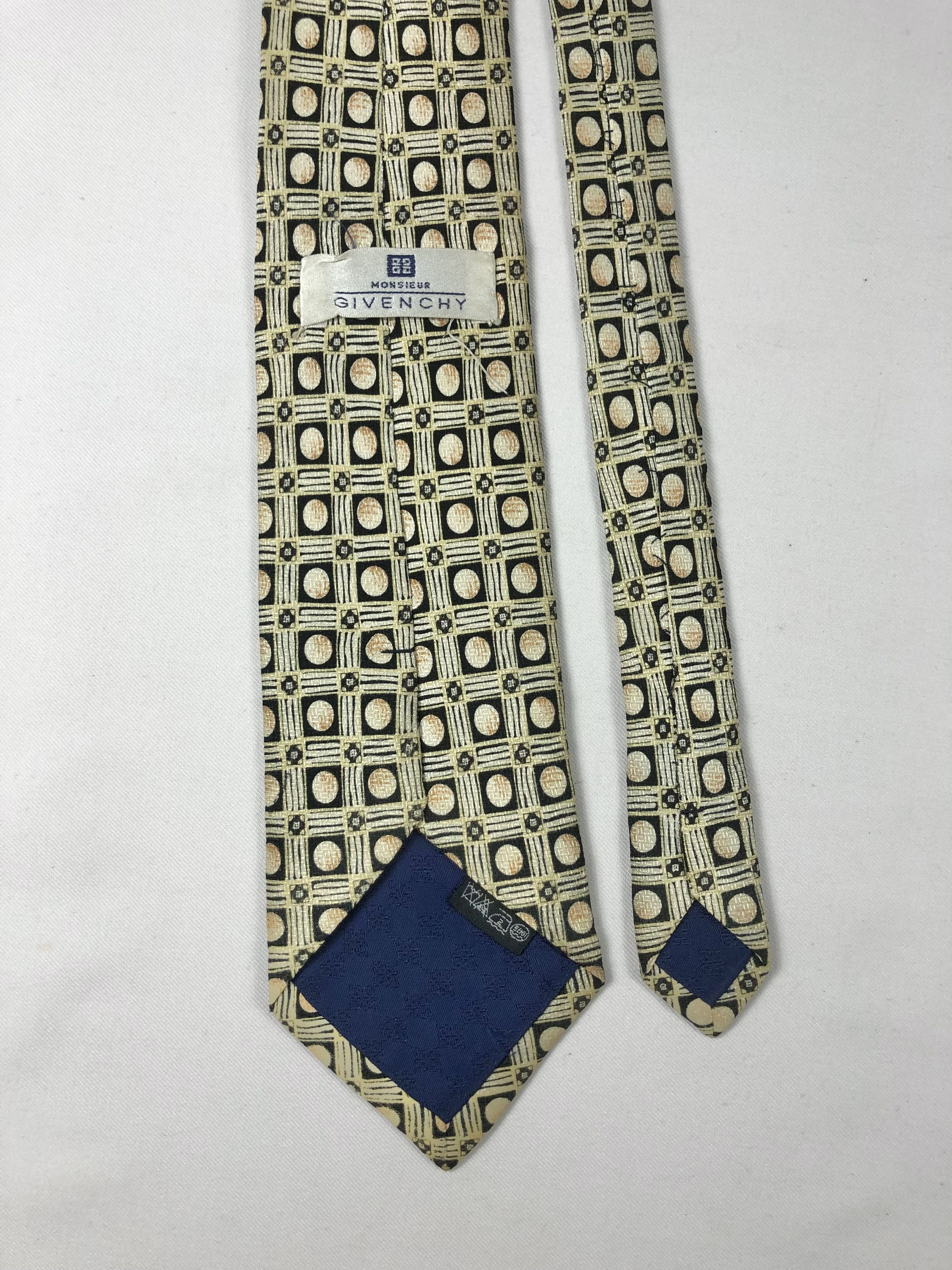 Givenchy Rare Monsieur Givenchy Silk Tie Size ONE SIZE - 4 Thumbnail