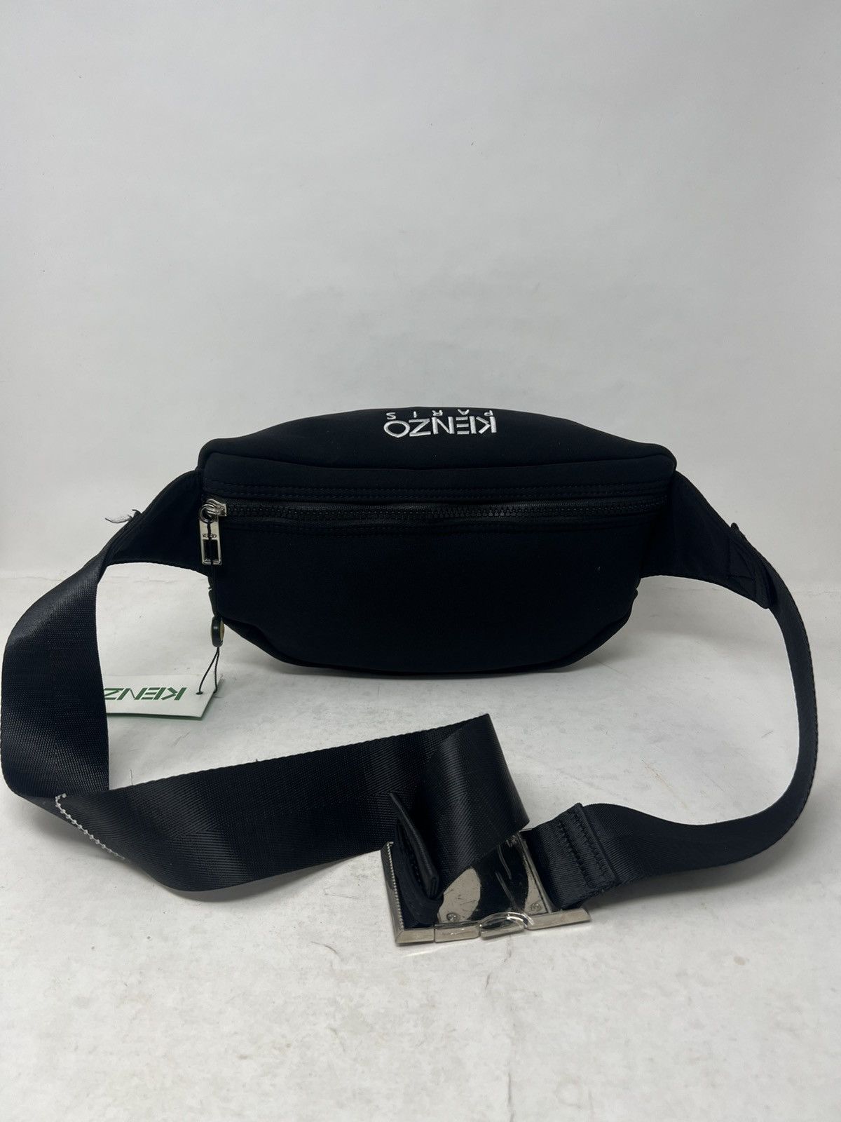 Kenzo Kenzo Paris Black Neoprene Sukajan Belt Bag Size ONE SIZE - 4 Thumbnail