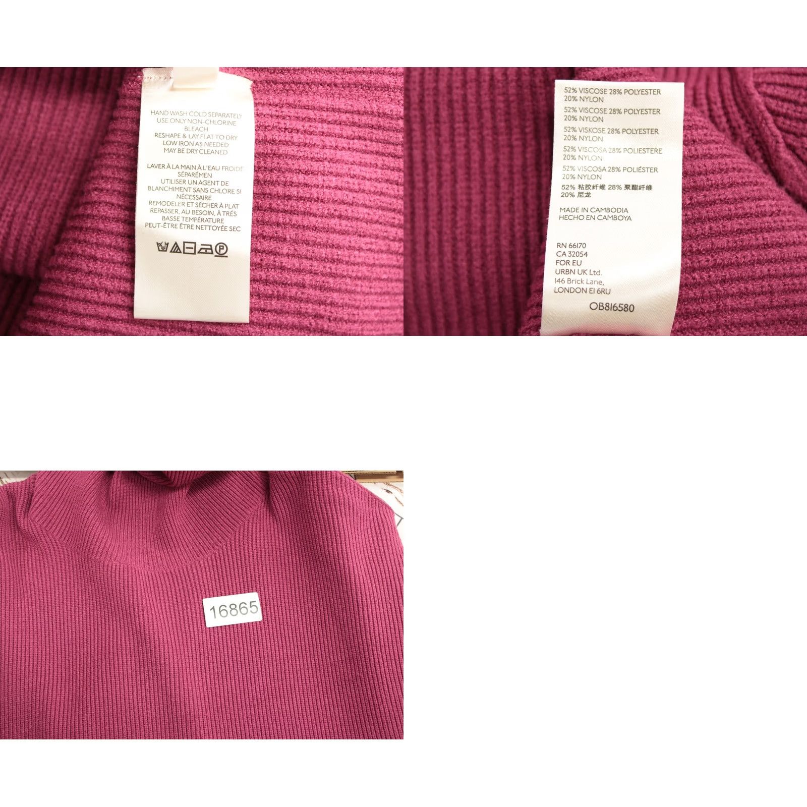 Free People Free People Women's Tunic Sweater in Berry Crush Size Medium Size M / US 6-8 / IT 42-44 - 8 Thumbnail