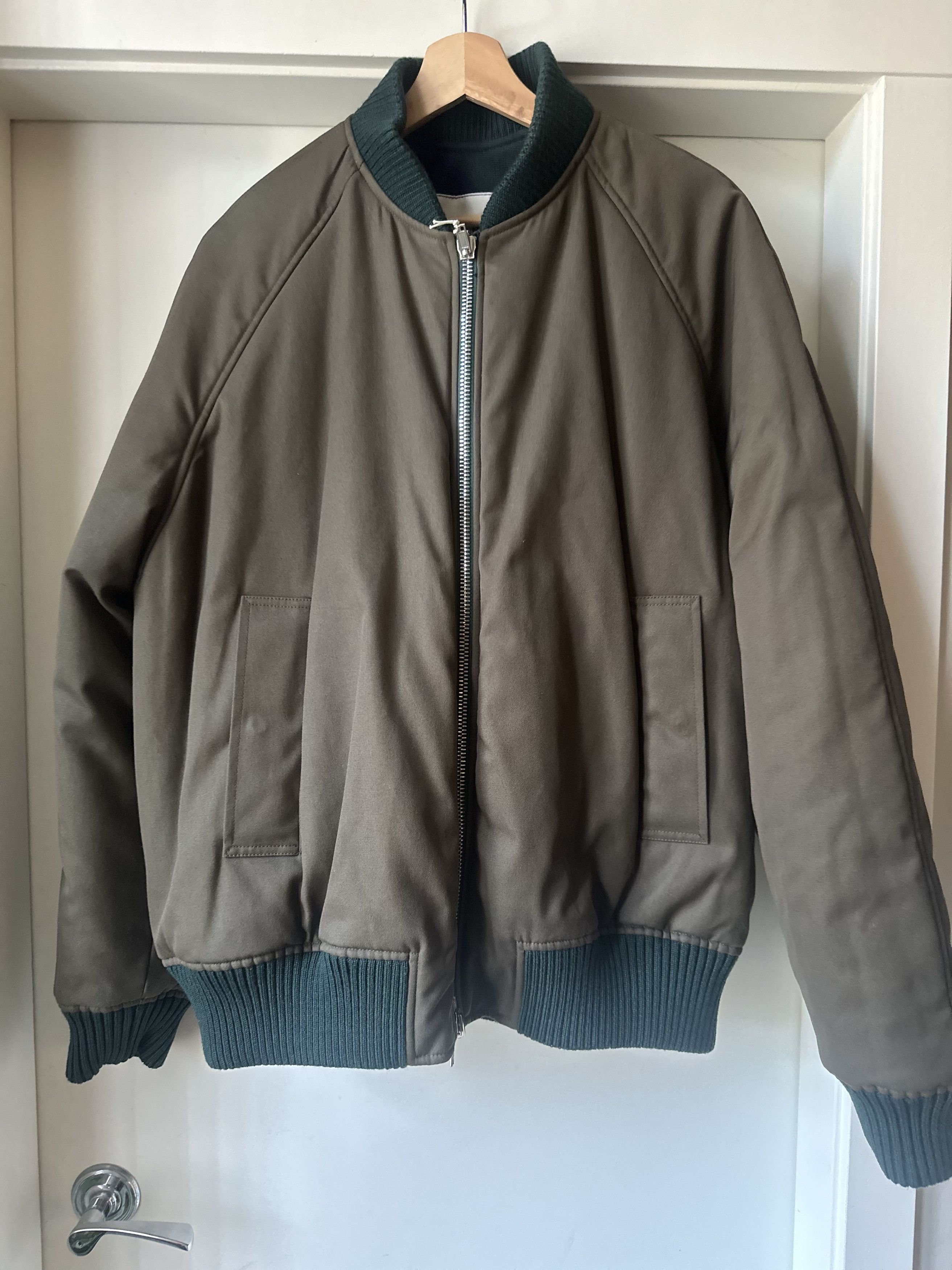 Burberry Burberry Green Check Reversible Bomber Jacket Size US L / EU 52-54 / 3 - 9 Thumbnail