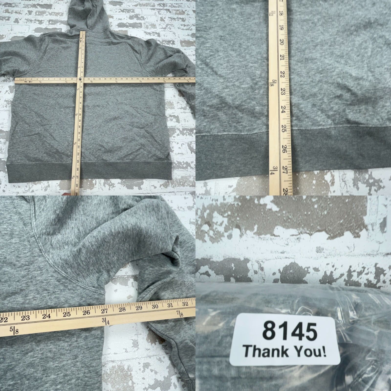 Nike VINTAGE Nike Hoodie Men XL Gray Red Sweatshirt Sweater Logo Spell Out Y2K Heavy Size US XL / EU 56 / 4 - 8 Thumbnail