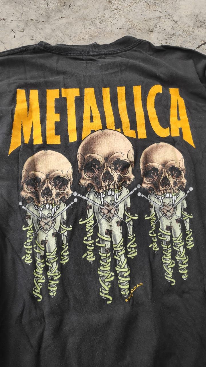 Band Tees VINTAGE METALLICA PUSHEAD FIXXER TEE Size US XL / EU 56 / 4 - 3 Thumbnail