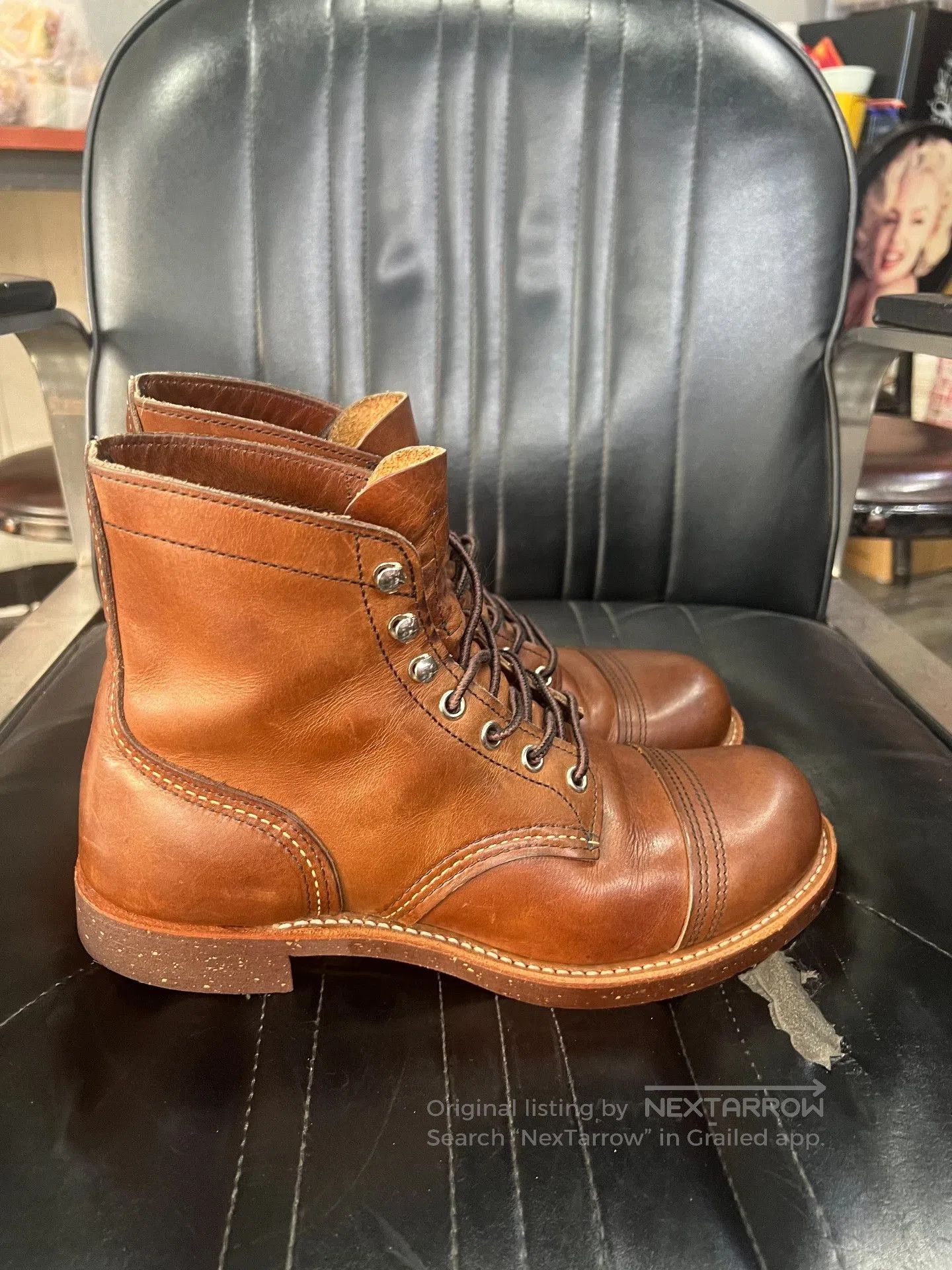 Red Wing Red Wing 8111 Work Boots. Size US 7.5 / EU 40-41 - 4 Thumbnail