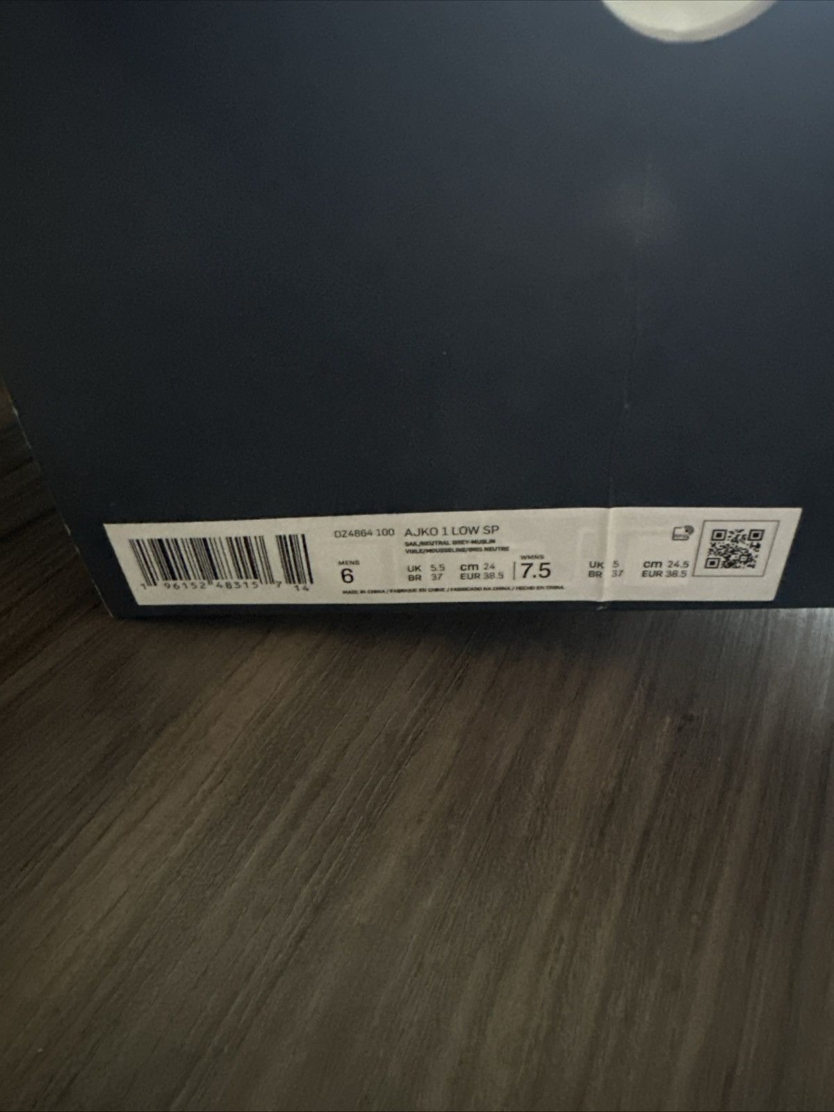 Nike × Union LA Nike x Union AJKO 1 Low SP White Navy Men’s Size 6 Size US 6 / EU 39 - 10 Thumbnail