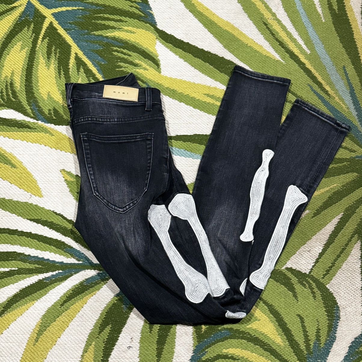 MNML MNML Skeleton Denim Size 29w Size US 29 - 1 Thumbnail