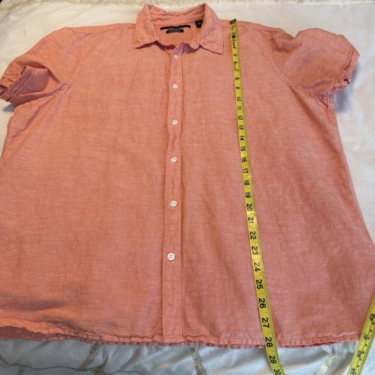 Perry Ellis Perry Ellis Linen Blend Button Down Shirt Men’s Size XXL Size US XXL / EU 58 / 5 - 6 Thumbnail