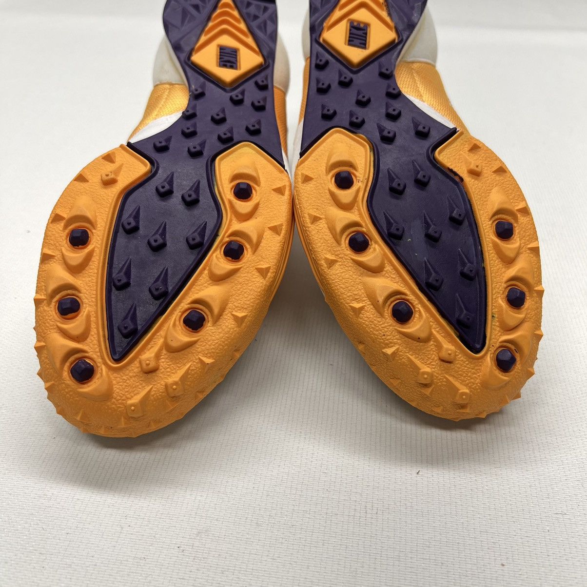 Nike × Vintage VTG New Nike Zoom Waffle White Purple Track Sneaker 941202 Size US 9 / EU 42 - 16 Thumbnail