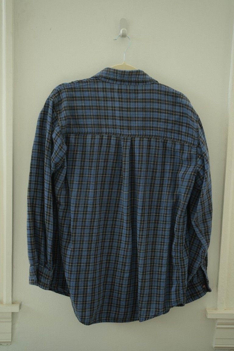 Vintage Vintage Blue Flannel Size US M / EU 48-50 / 2 - 2 Thumbnail