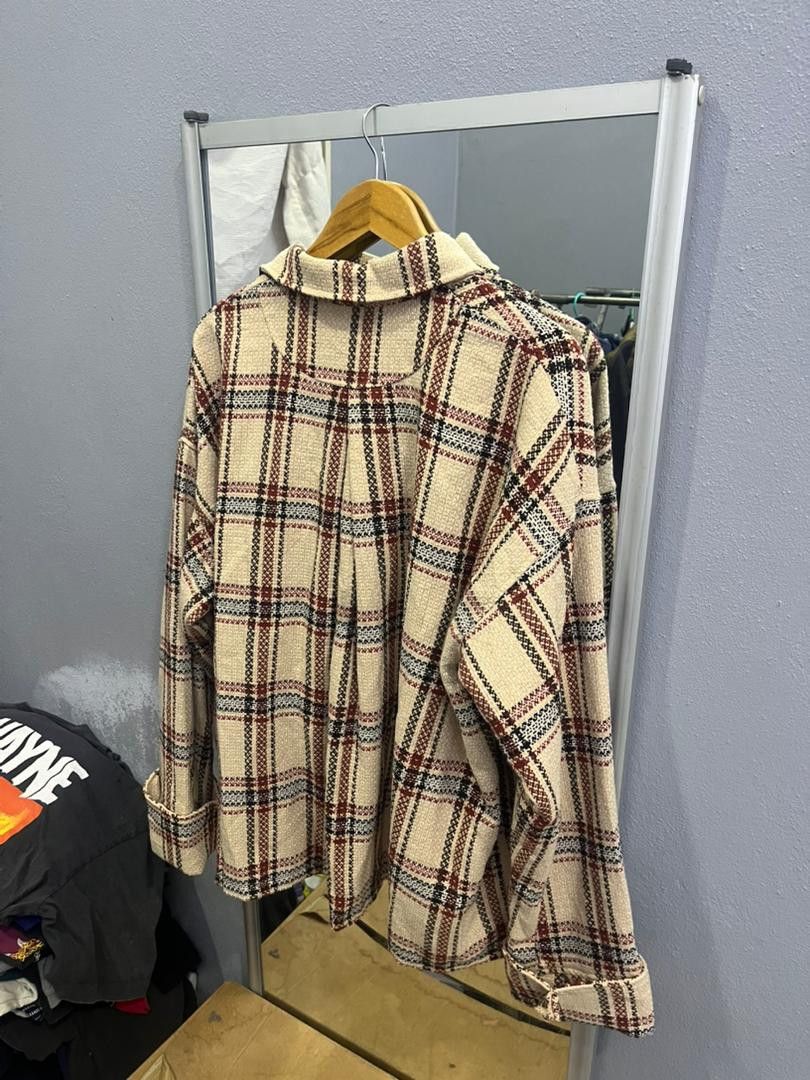 Japanese Brand Alexia Stam Plaid Jacket Deadstock w/ Retail Tag Size US XL / EU 56 / 4 - 13 Thumbnail