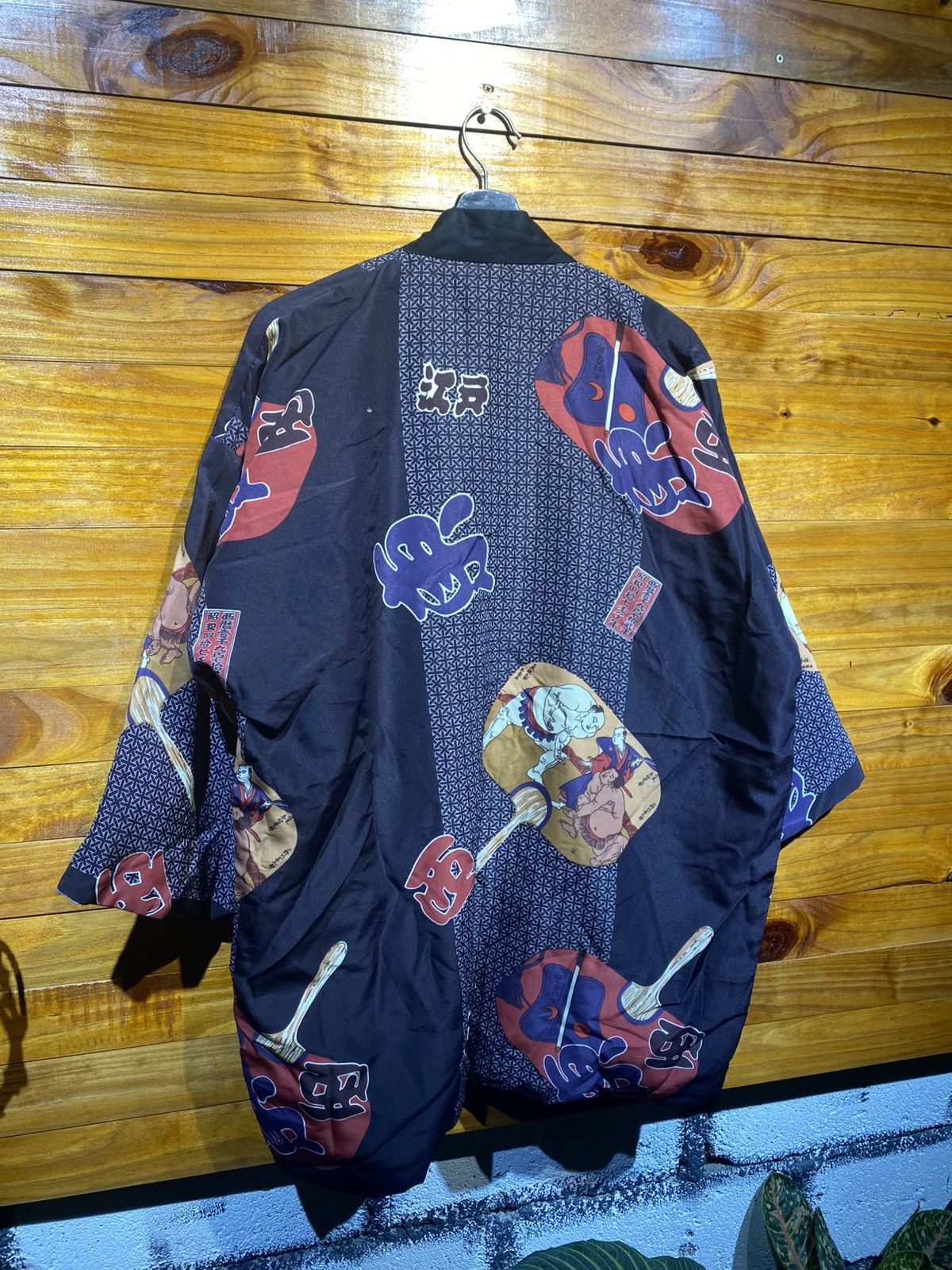 Japanese Brand Vintage Japanese Kimono Jacket – Traditional Ukiyo-e Print Size US L / EU 52-54 / 3 - 14 Thumbnail