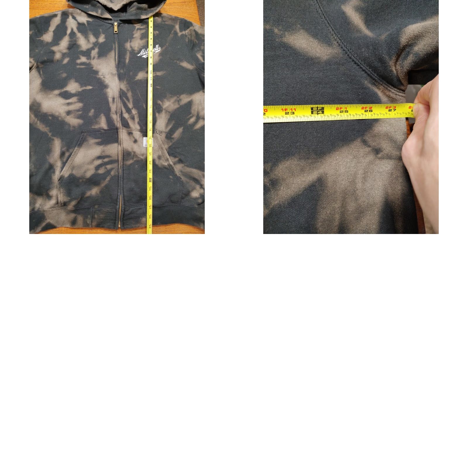 Carhartt Carhartt Hoodie Full Zip Mens XL Black Tie Dye Acid Wash Sweatshirt Regular Fit Size US XL / EU 56 / 4 - 8 Thumbnail