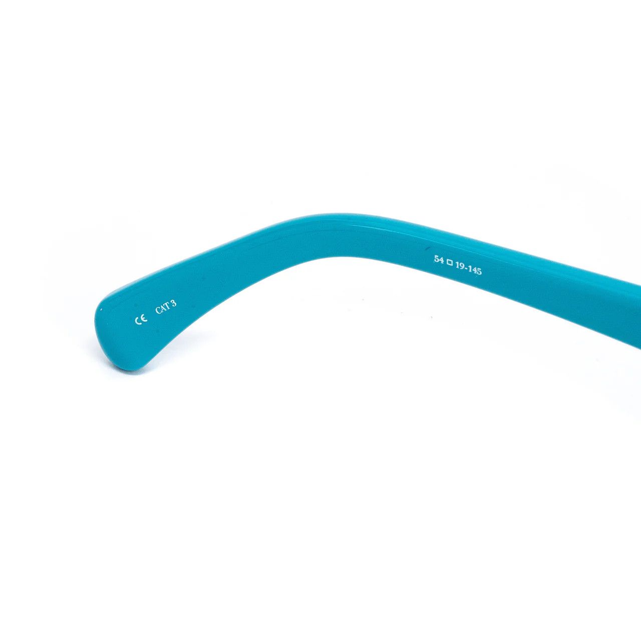 Jeremy Scott Jeremy Scott Blue Visor Oval Plastic Sunglasses Size ONE SIZE - 5 Thumbnail