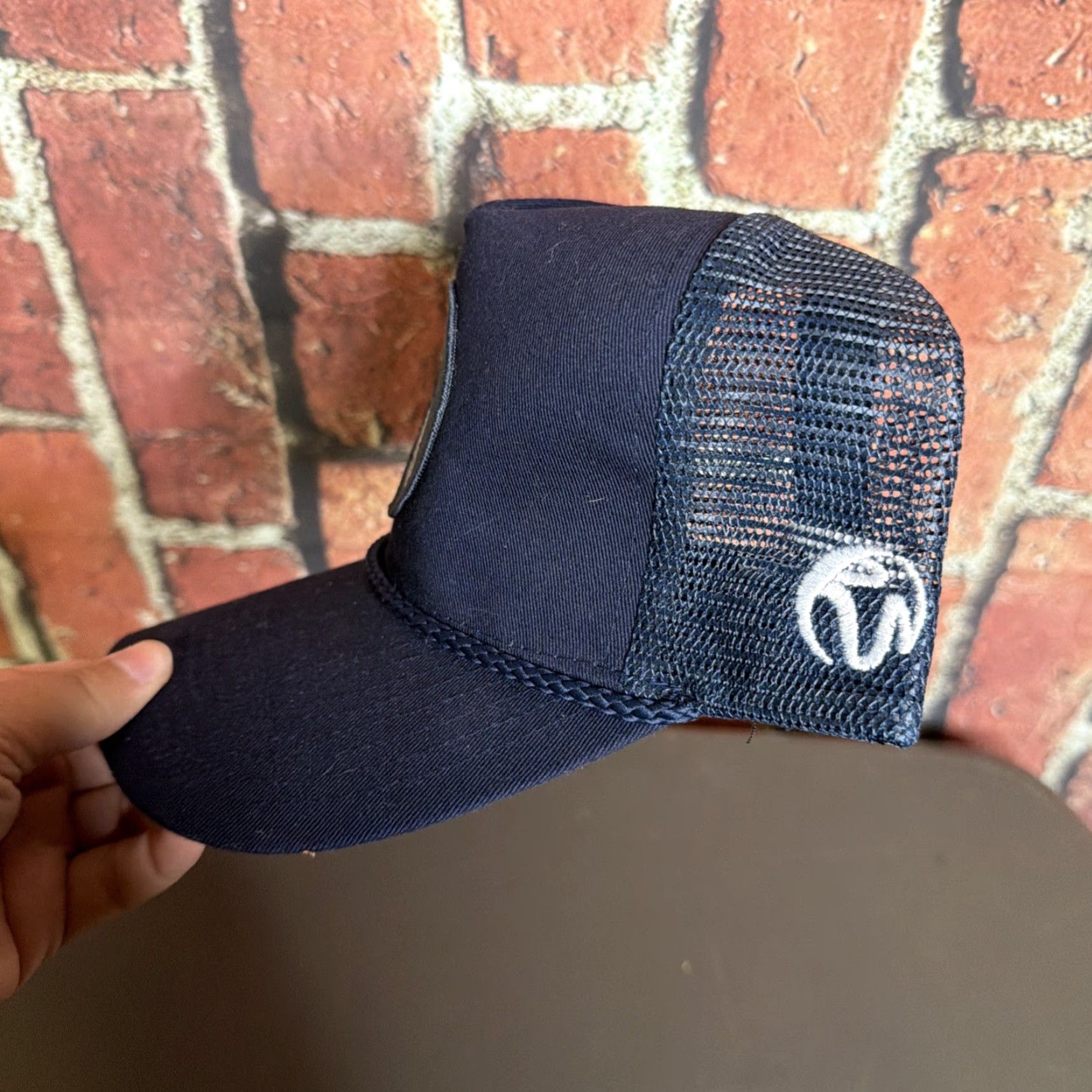 Vintage **Cobra Women Adjustable Trucker Hat Blue Rodeo Western** User: **Cobra Women's Adjustable Trucker Hat Blue Rodeo Western** Size ONE SIZE - 2 Thumbnail