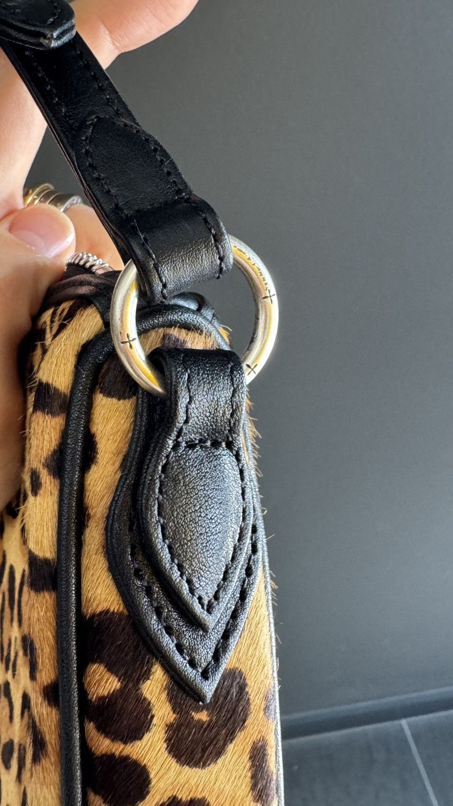 SMFK SMFK COMPASS BADGE CROSS LEOPARD BAG Size ONE SIZE - 7 Thumbnail