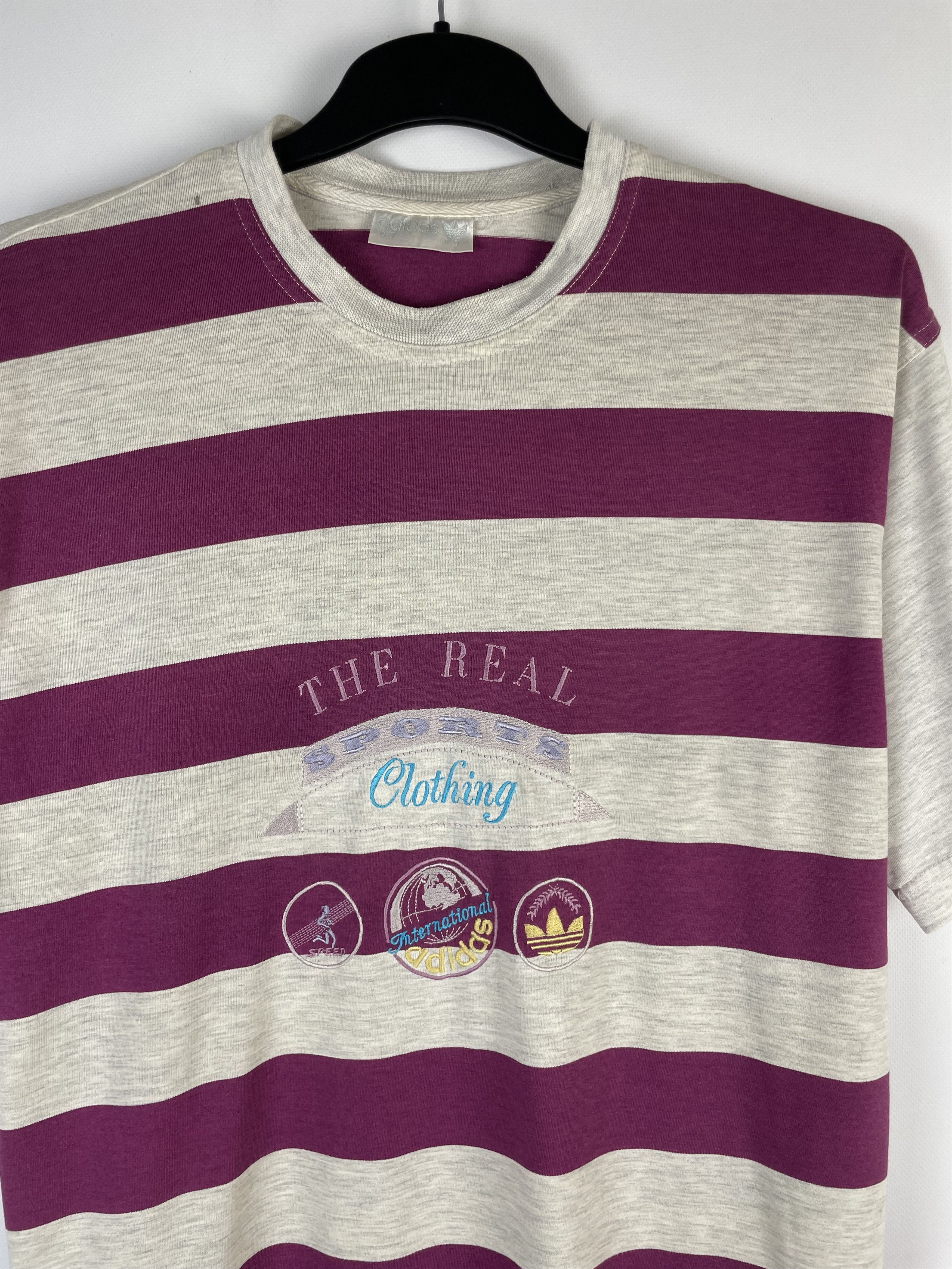 Adidas Mens Adidas Vintage T-Shirt 90s Size US L / EU 52-54 / 3 - 3 Thumbnail