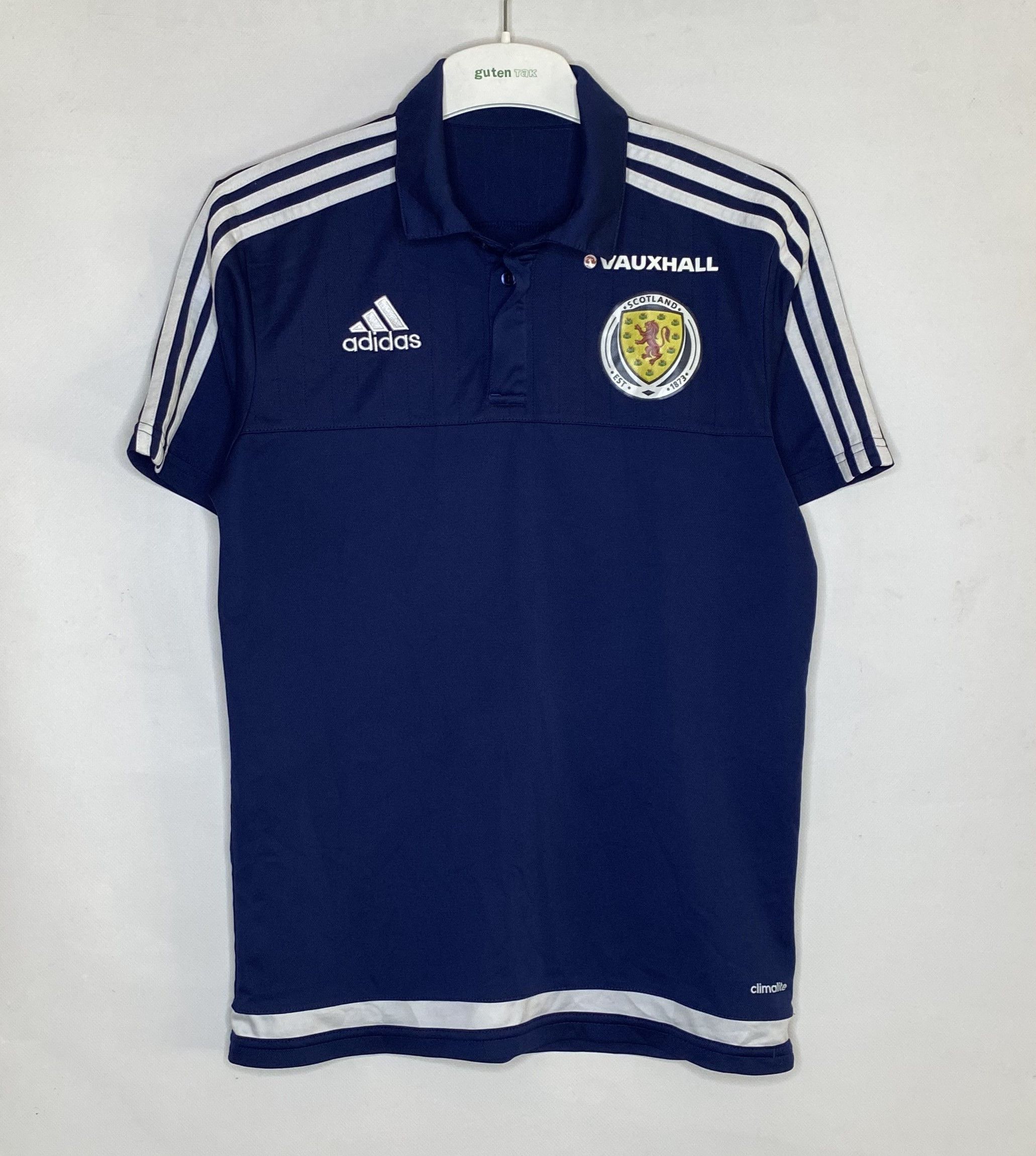 Adidas SCOTLAND 2016 TRAINING POLO FOOTBALL SHIRT SOCCER JERSEY Size US S / EU 44-46 / 1 - 1 Thumbnail