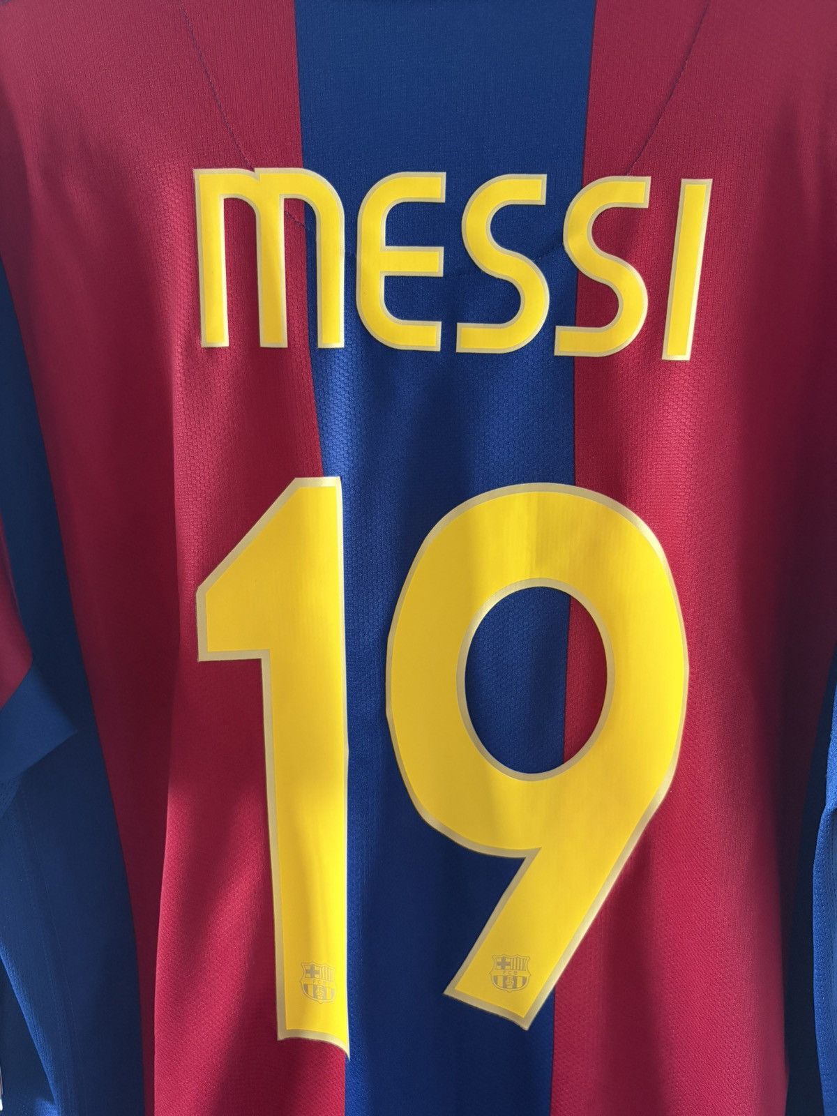 Barcelona nike 2007/2008 domowa vintage Messi — zdjęcie 2