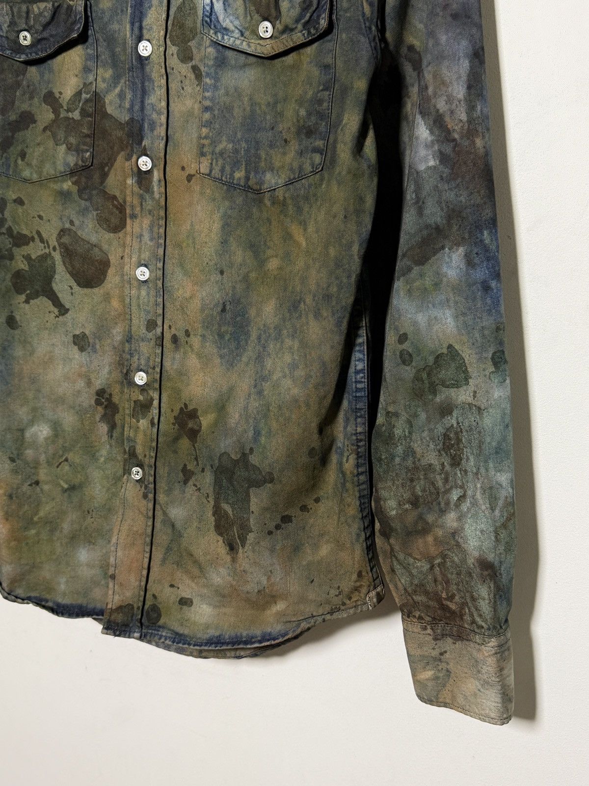Acne Studios acne vintage mud travis denim shirt tie dye y2k Size US S / EU 44-46 / 1 - 4 Thumbnail