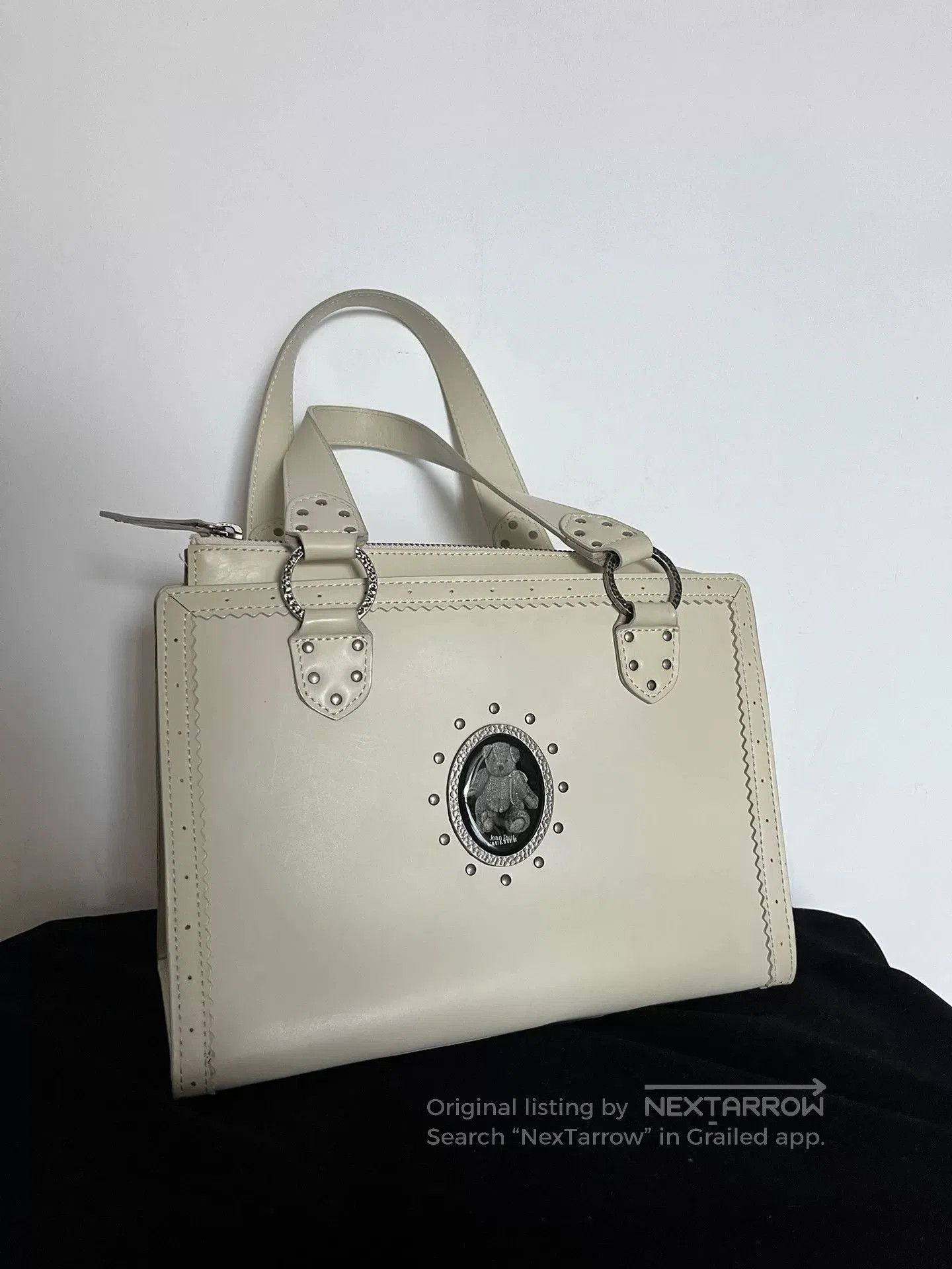 Jean Paul Gaultier Jean Paul Gaultier Teddy Bear White Handbag. Size ONE SIZE - 1 Thumbnail