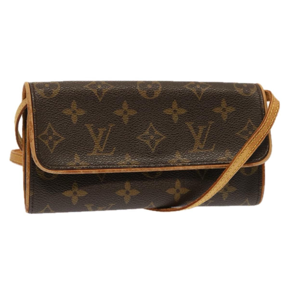 LOUIS VUITTON Monogram Pochette Twin PM Shoulder Bag M51854