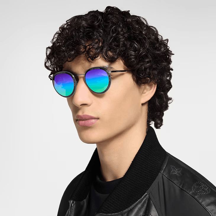 Louis Vuitton LV Super Vision Metal Round Sunglasses Size ONE SIZE - 5 Thumbnail