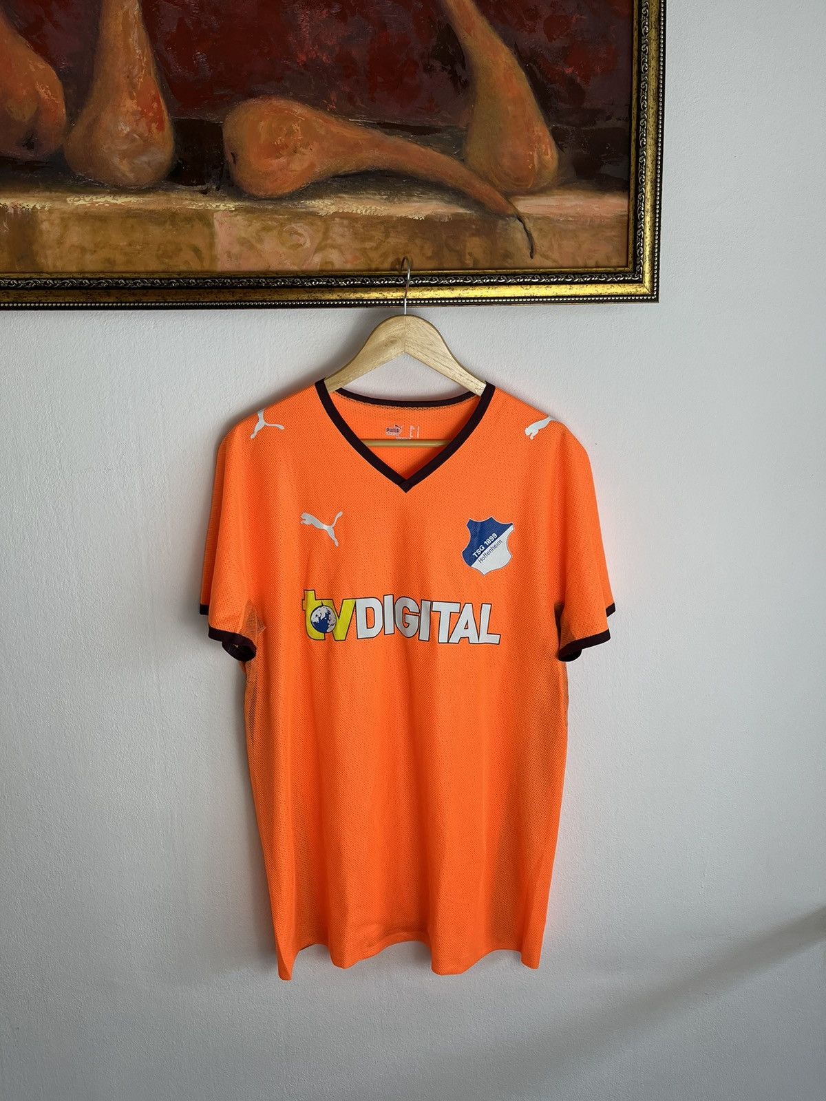 Puma TSG 1899 HOFFENHEIM 2009/10 SOCCER JERSEY PUMA MATCH WORN