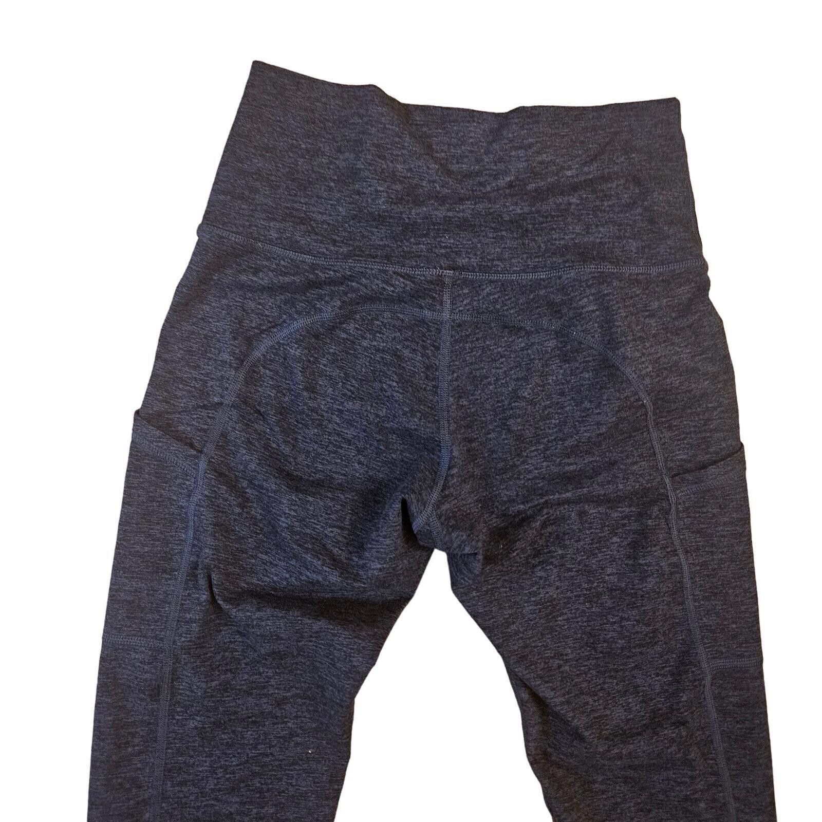 Designer Lululemon Women's Compression Leggings Black Size 6 Size 28" / US 6 / IT 42 - 3 Thumbnail