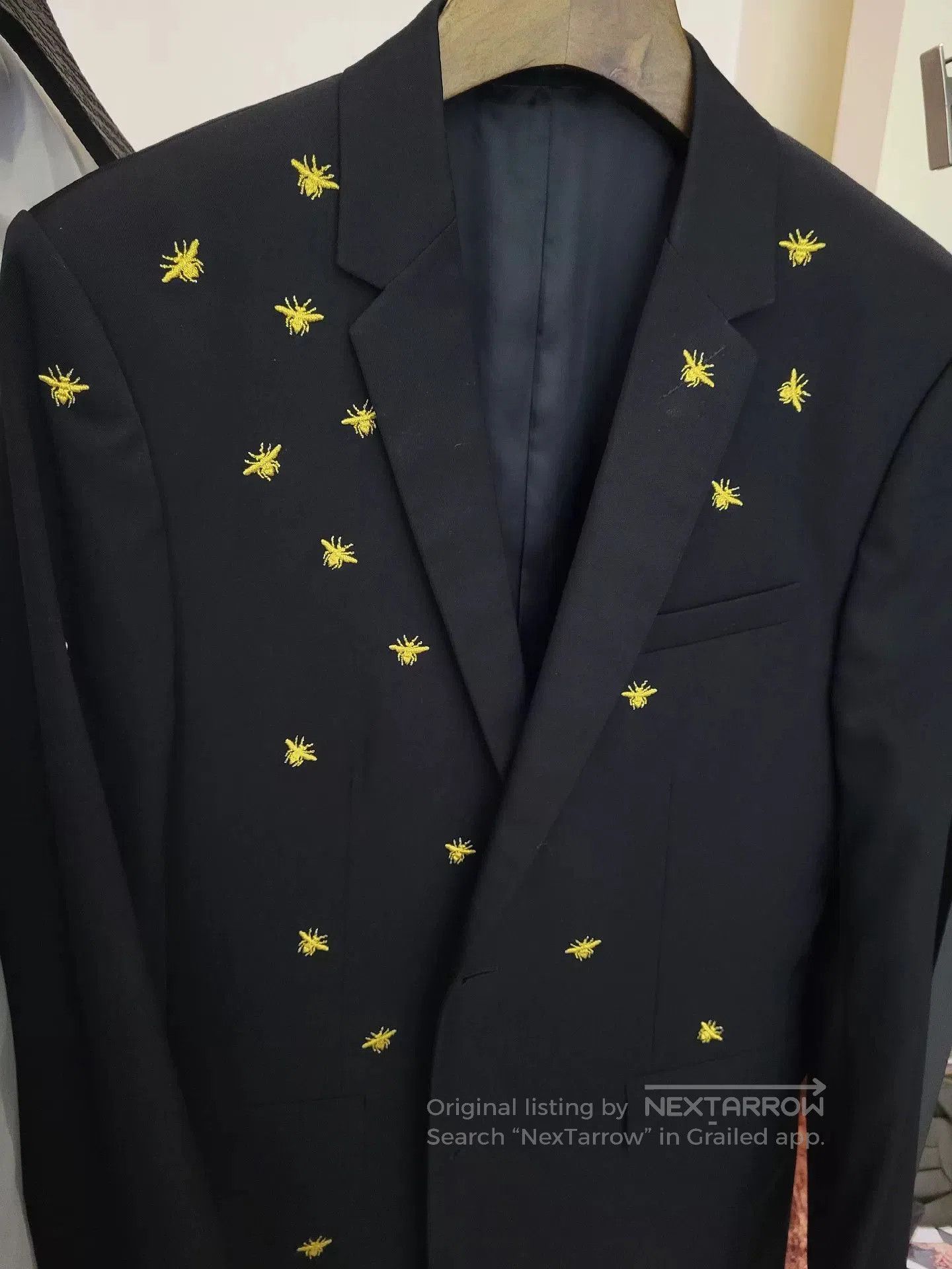 Dior Dior Homme Bee Embroidered Suit Jacket. Size US S / EU 44-46 / 1 - 7 Thumbnail