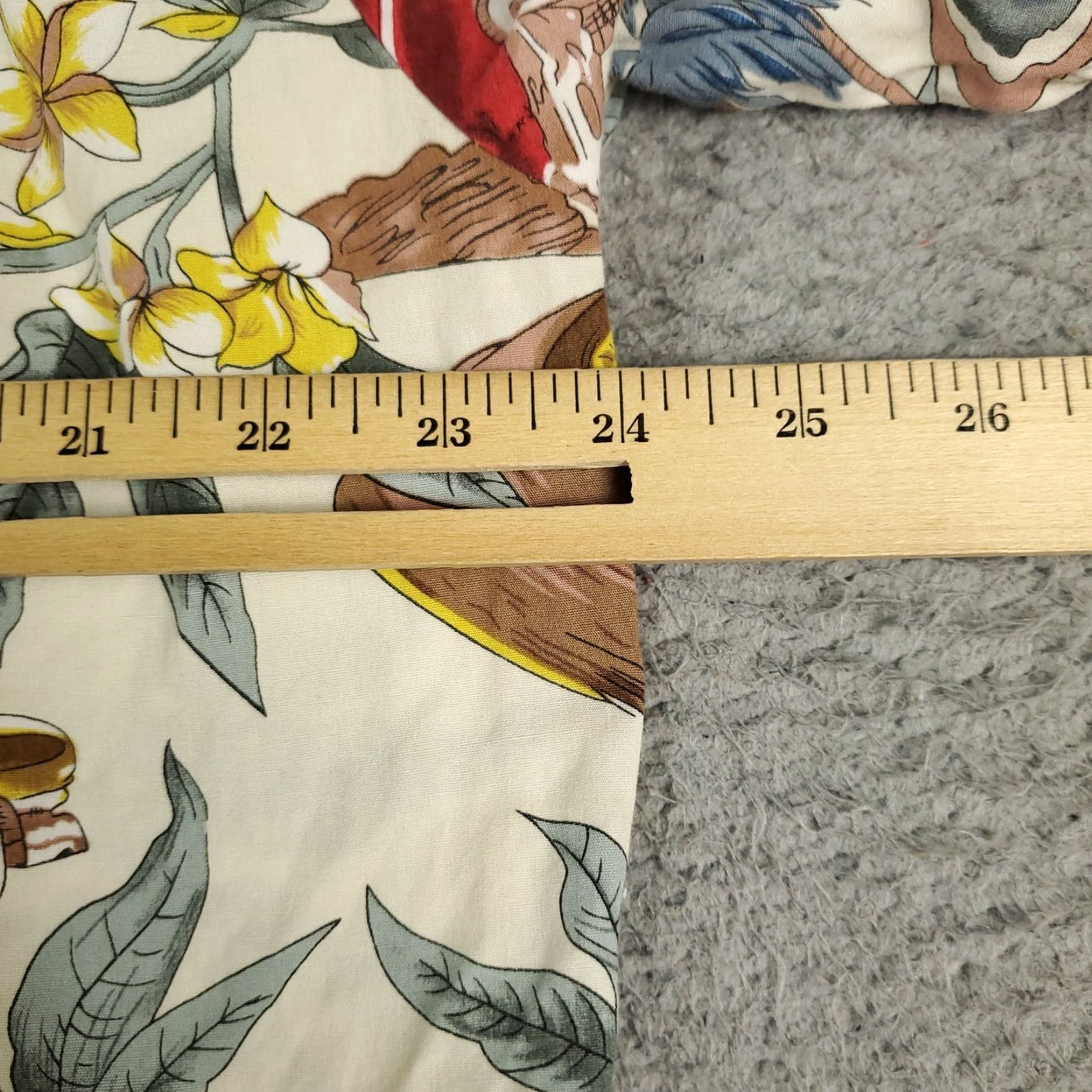 Vintage RJC Hawaiian Shirt Blue Floral Button Up Short Sleeve Adult Large Tropical Mens Size US L / EU 52-54 / 3 - 5 Thumbnail