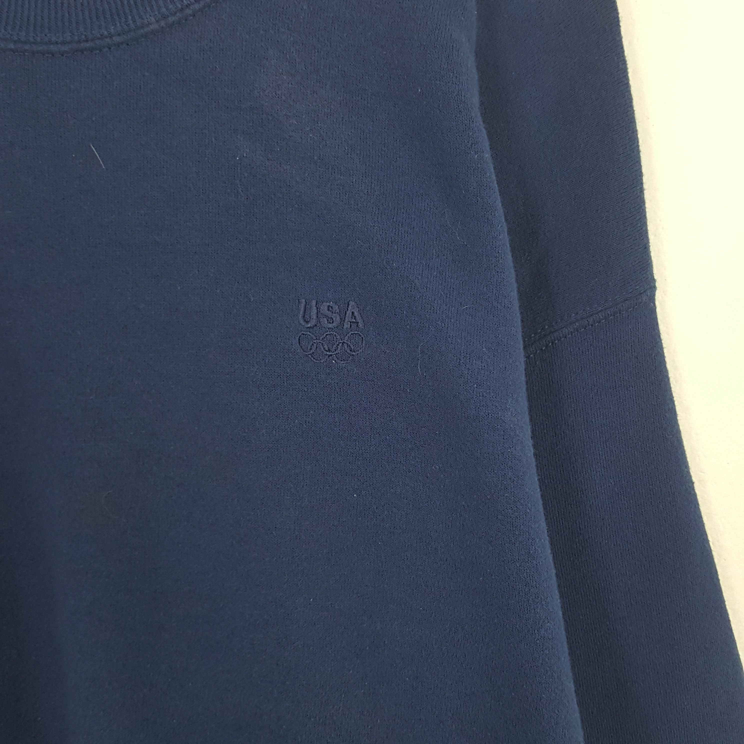 USA Olympics × Vintage Vintage USA Embroidery Logo Sweatshirt Size US XL / EU 56 / 4 - 2 Thumbnail