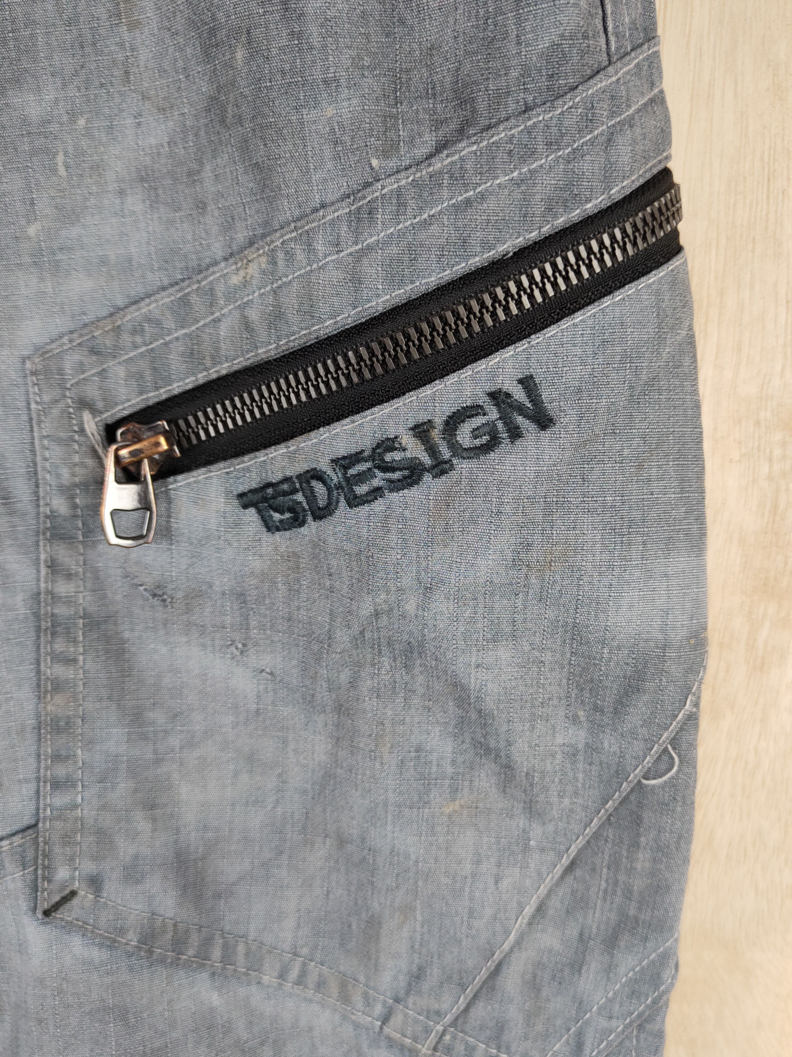 Japanese Brand TS Design Gray Faded Multipocket Tactical Cargo Pants #S2472 Size US 34 / EU 50 - 6 Thumbnail